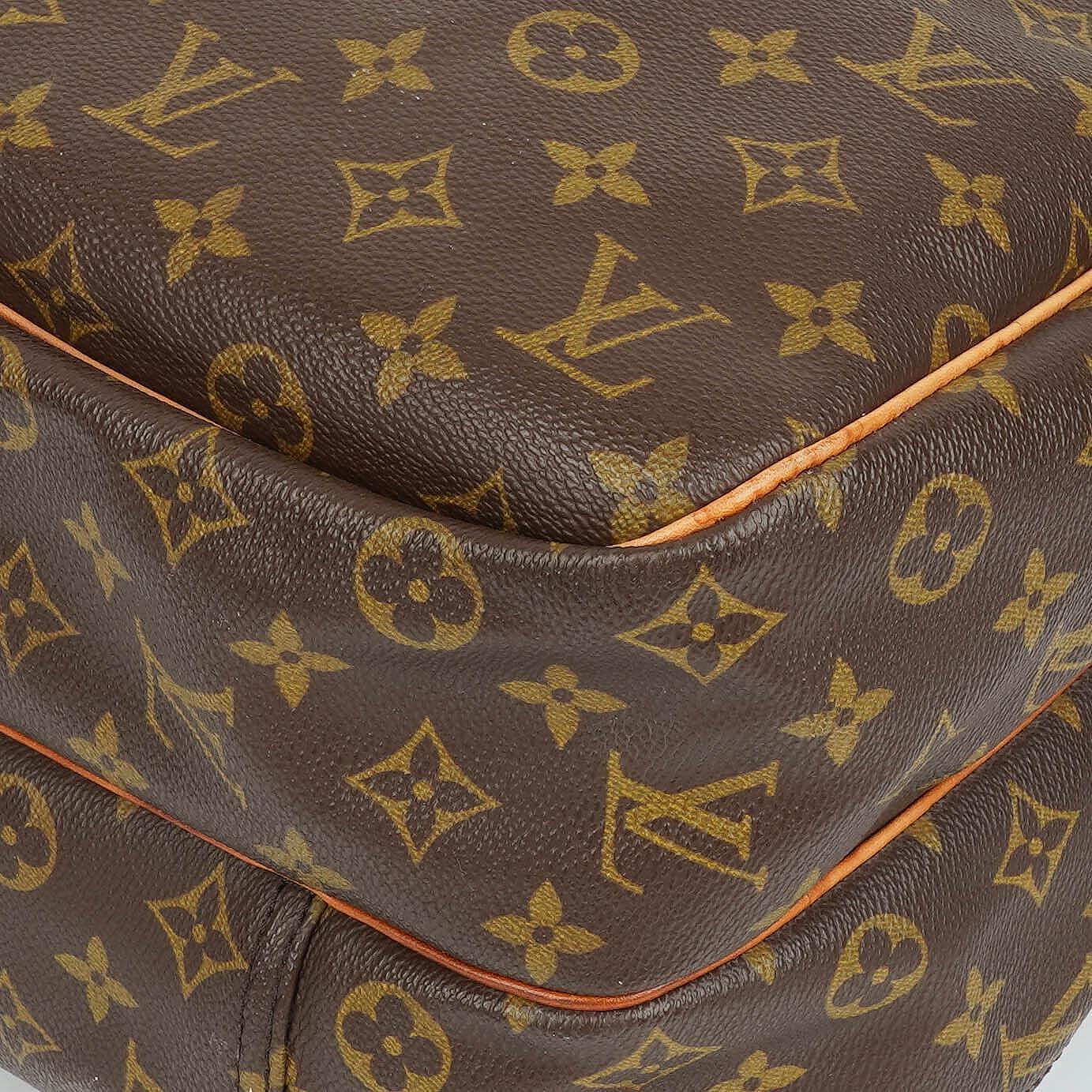 Louis Vuitton Alize Monogram Coated Canvas Travel Bag