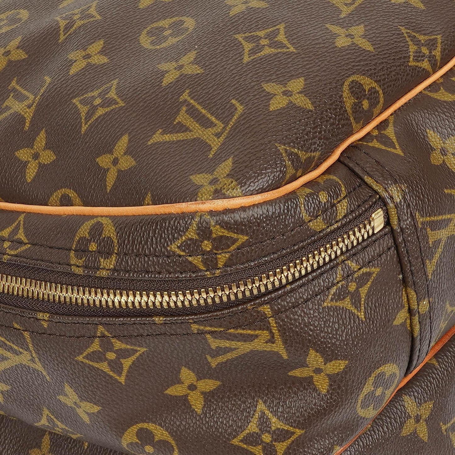 Louis Vuitton Alize Monogram Coated Canvas Travel Bag