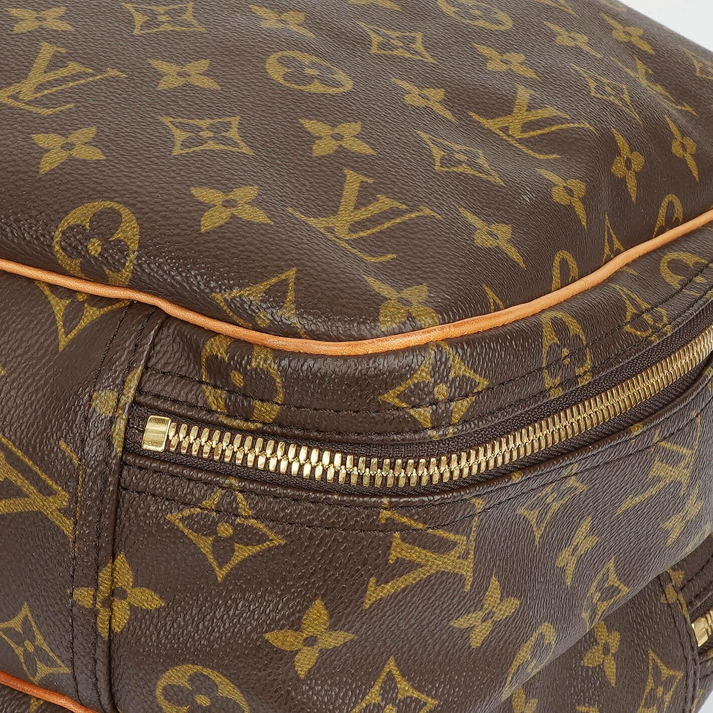 Louis Vuitton Alize Monogram Coated Canvas Travel Bag