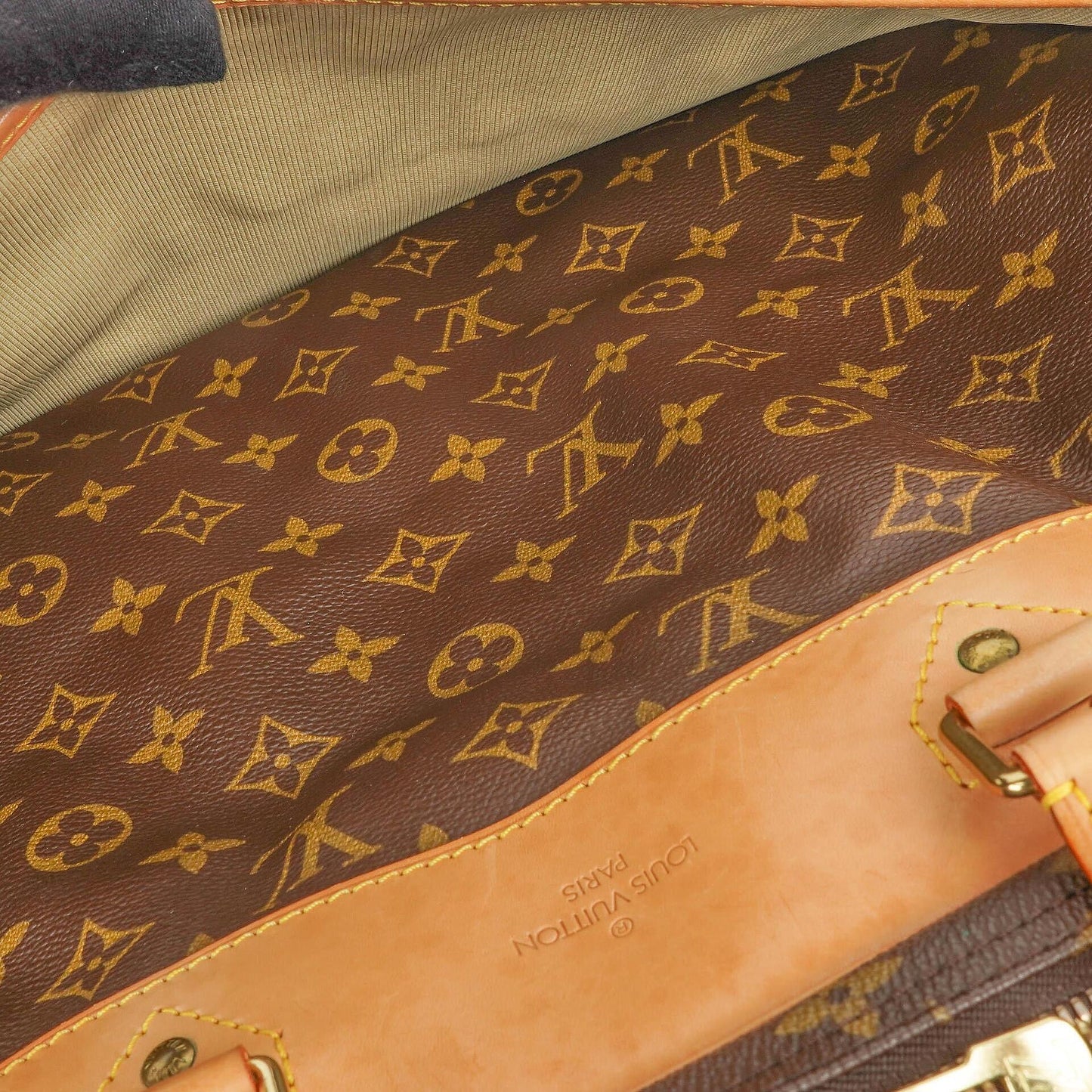 Louis Vuitton Alize Monogram Coated Canvas Travel Bag