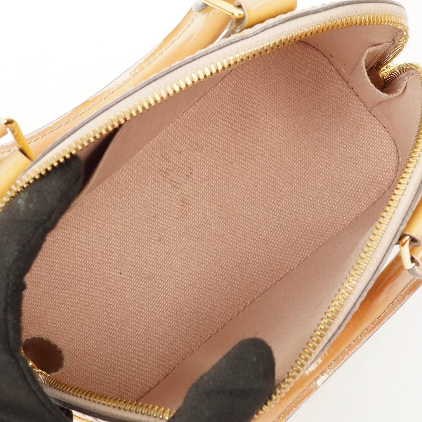 Louis Vuitton Alma BB Beige Monogram Vernis Leather Handbag, 2013