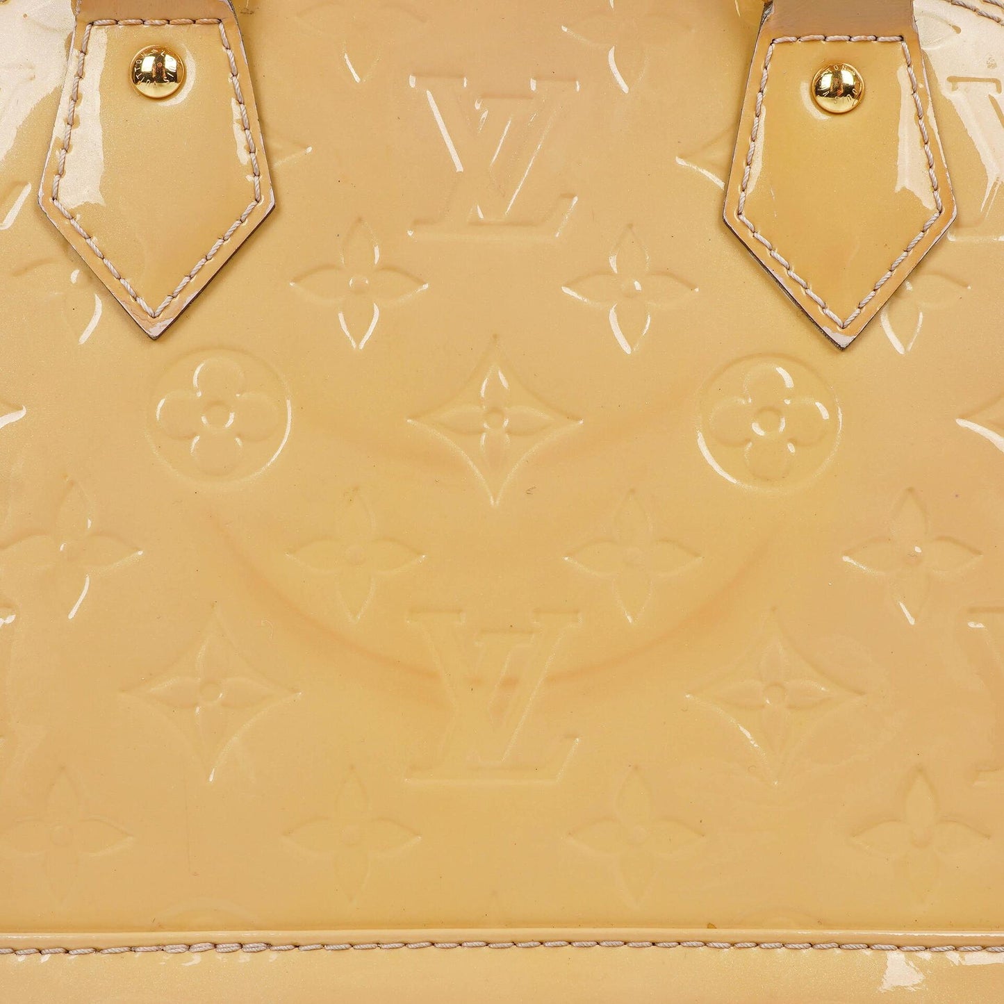 Louis Vuitton Alma BB Beige Monogram Vernis Leather Handbag, 2013