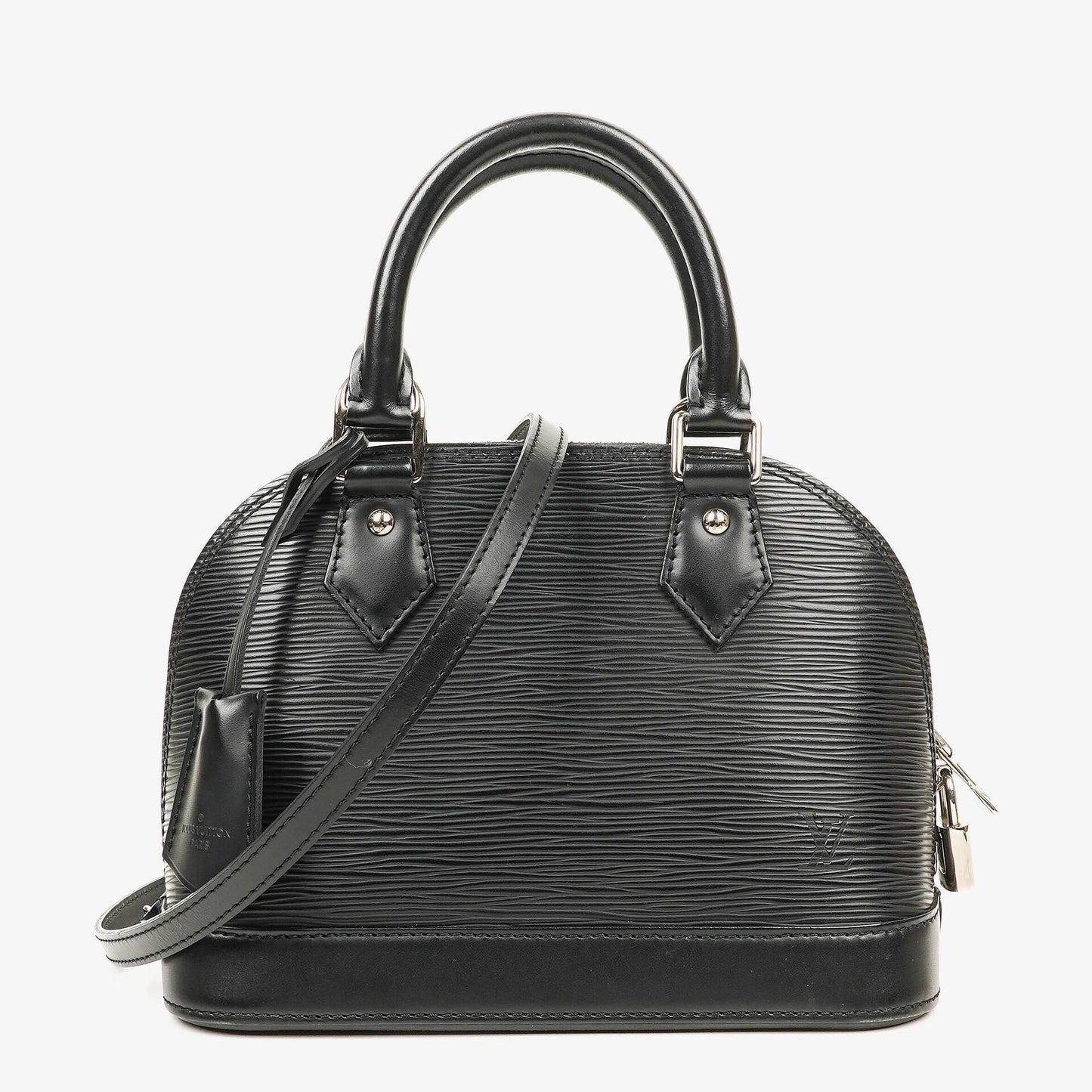 Louis Vuitton Alma BB Black EPI Leather Handbag
