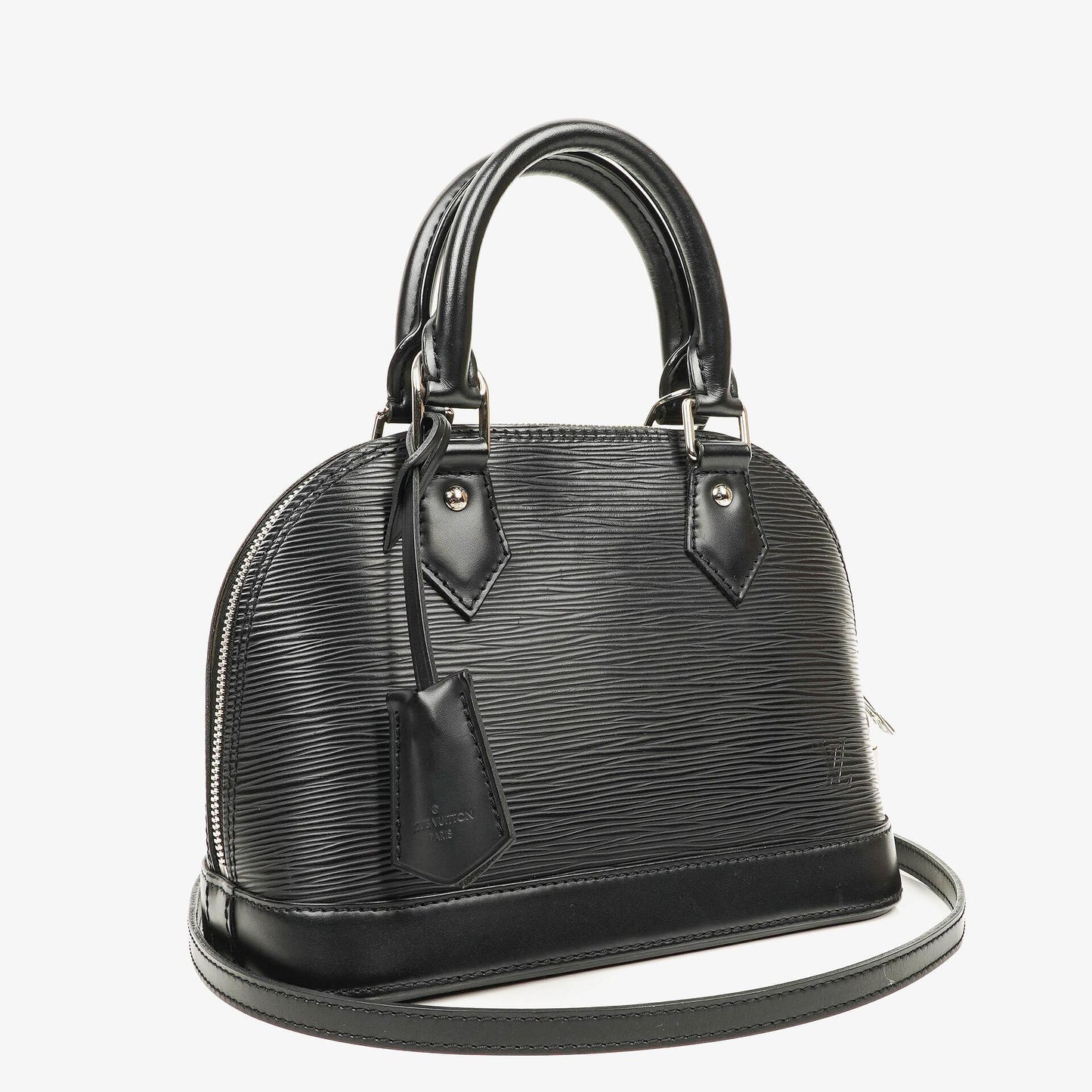 Louis Vuitton Alma BB Black EPI Leather Handbag