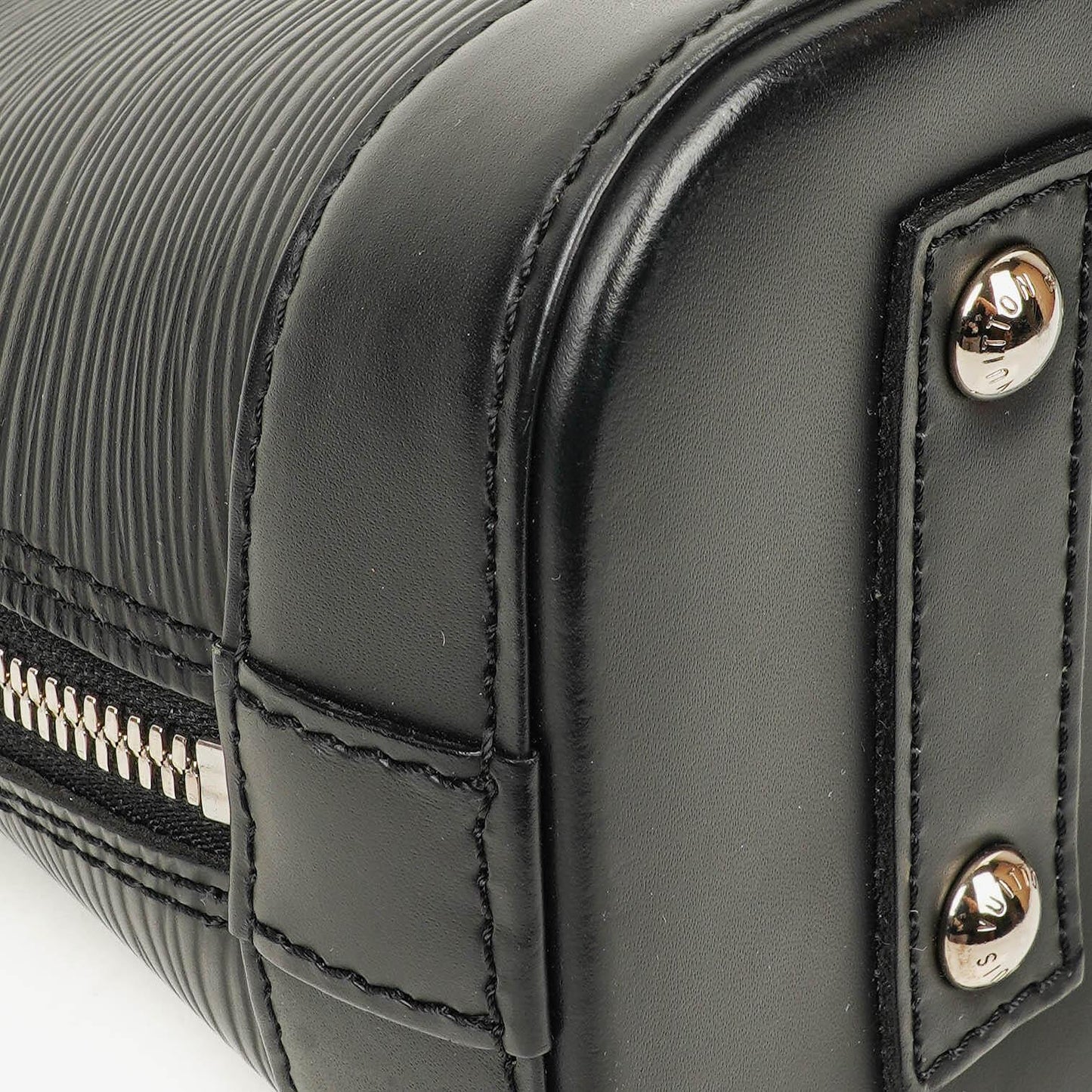 Louis Vuitton Alma BB Black EPI Leather Handbag