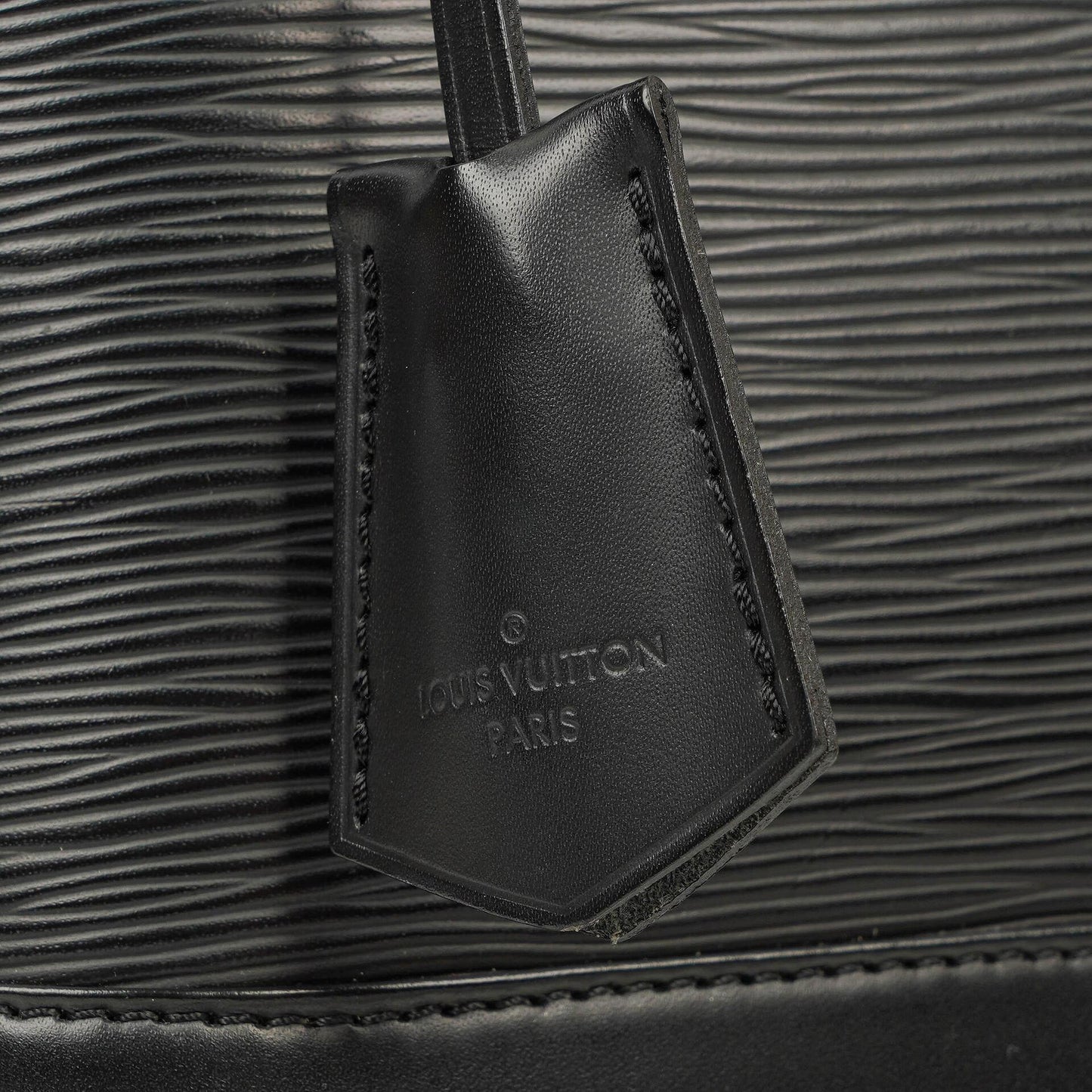 Louis Vuitton Alma BB Black EPI Leather Handbag