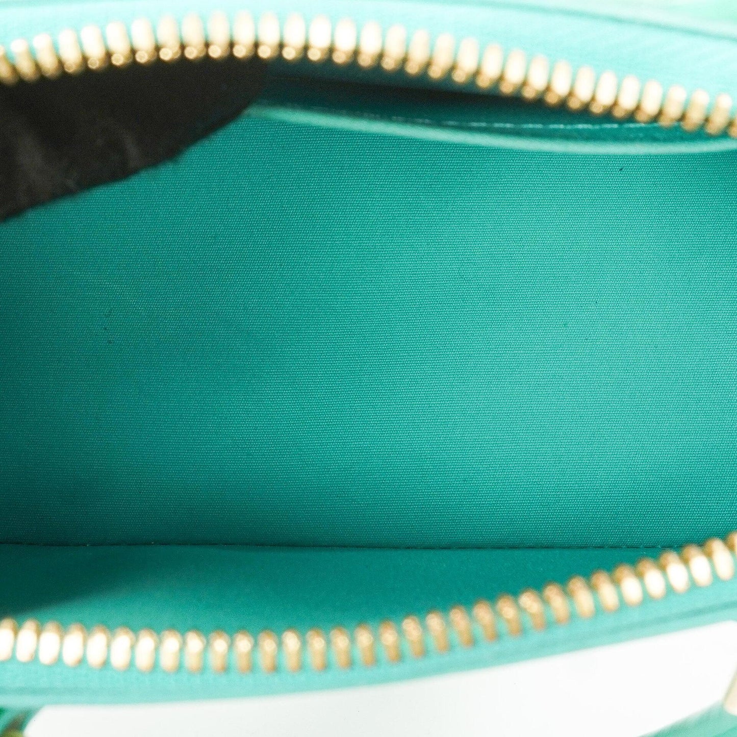 Louis Vuitton Alma BB Blue Lagon Monogram Vernis Leather Handbag