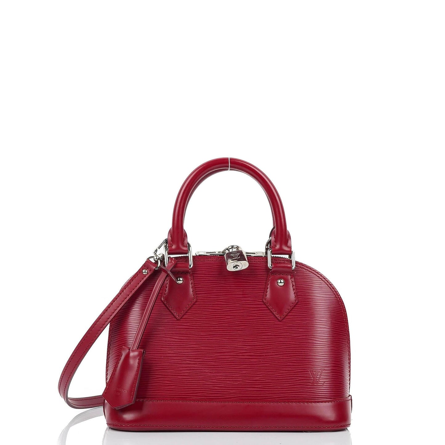 Louis Vuitton Alma BB Fuchsia EPI Leather Handbag