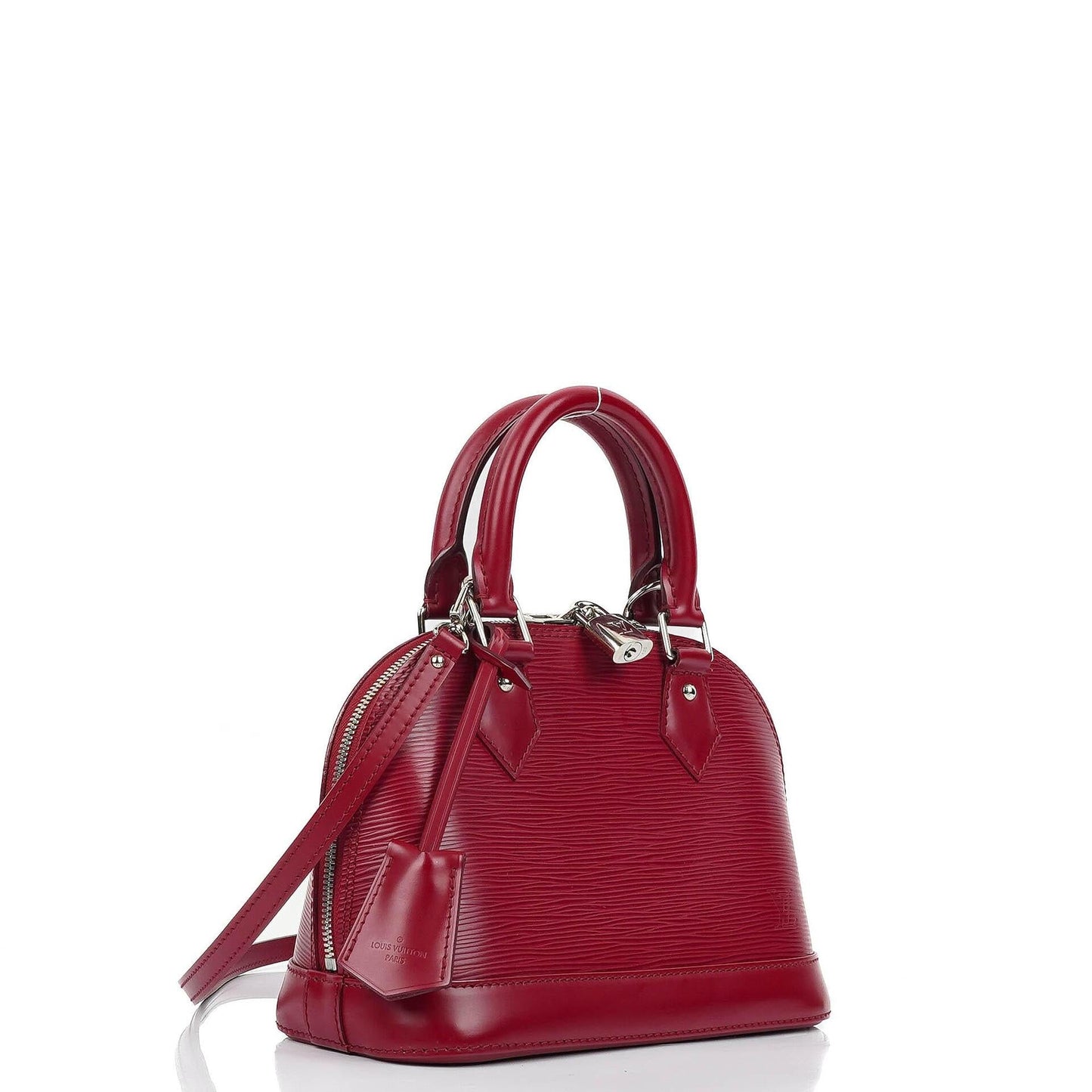 Louis Vuitton Alma BB Fuchsia EPI Leather Handbag