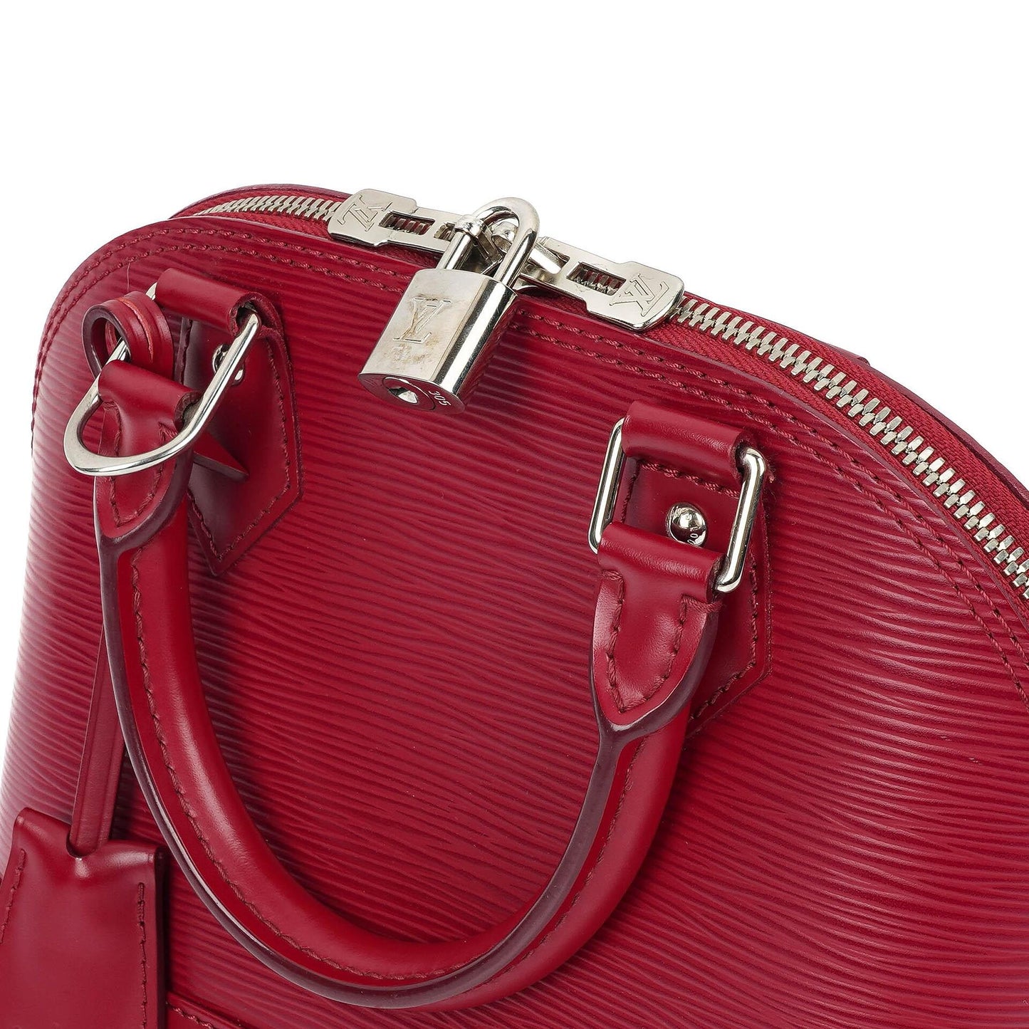 Louis Vuitton Alma BB Fuchsia EPI Leather Handbag
