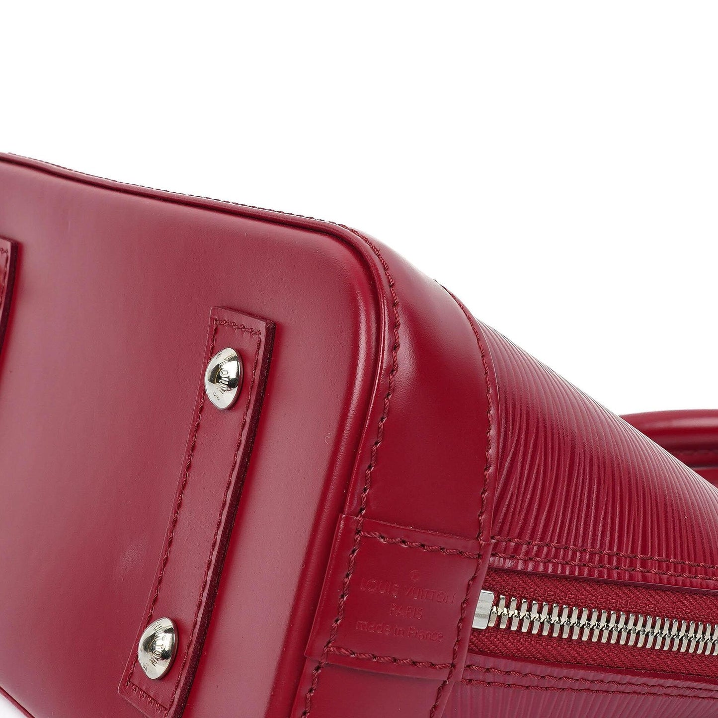 Louis Vuitton Alma BB Fuchsia EPI Leather Handbag