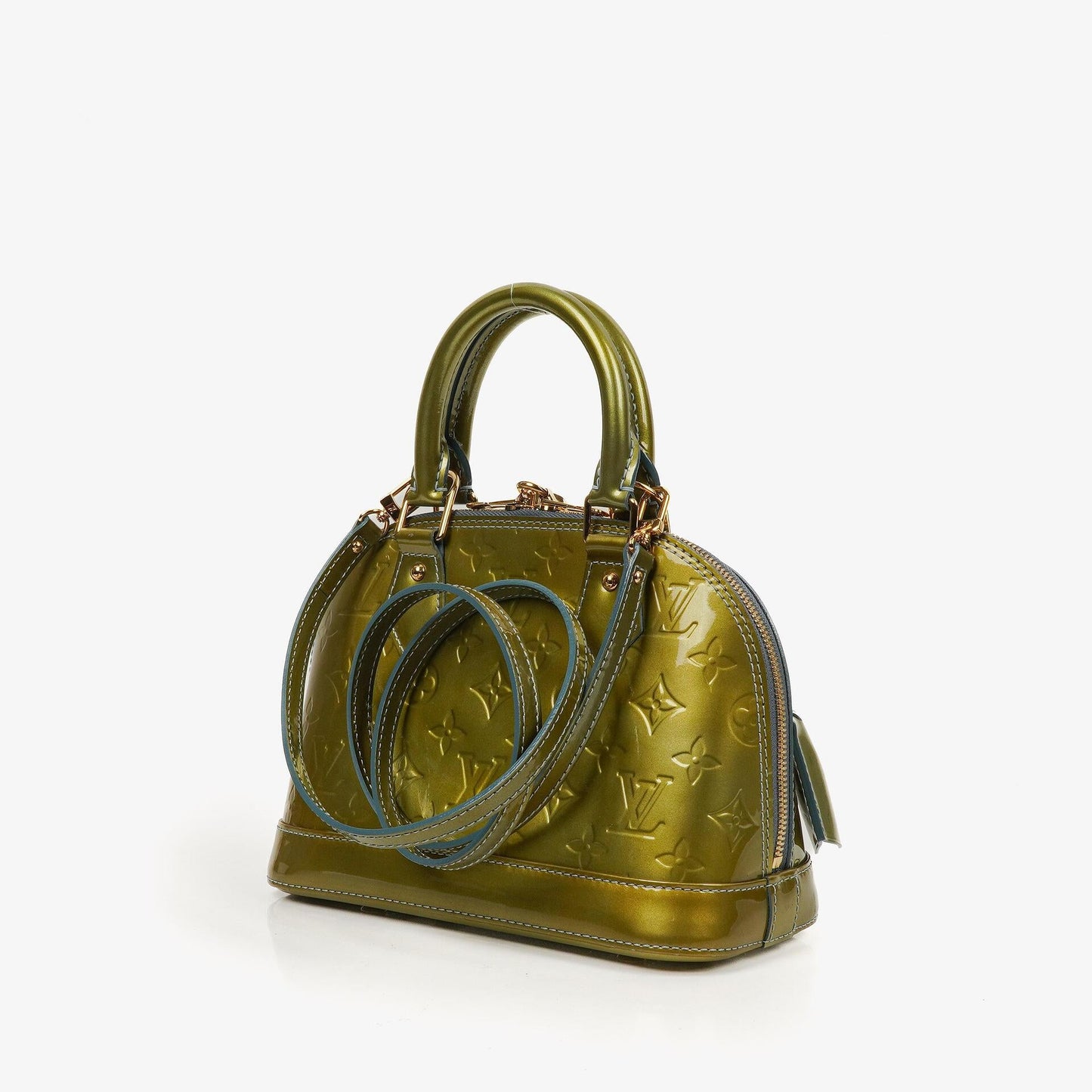 Louis Vuitton Alma BB Givre Monogram Vernis Leather Bag, 2011