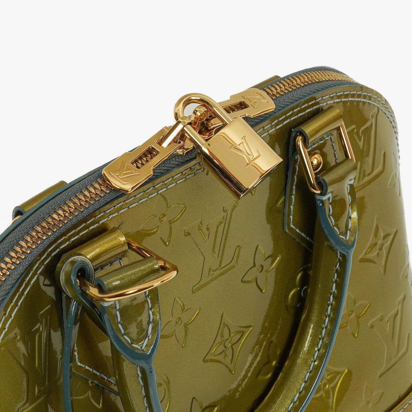 Louis Vuitton Alma BB Givre Monogram Vernis Leather Bag, 2011