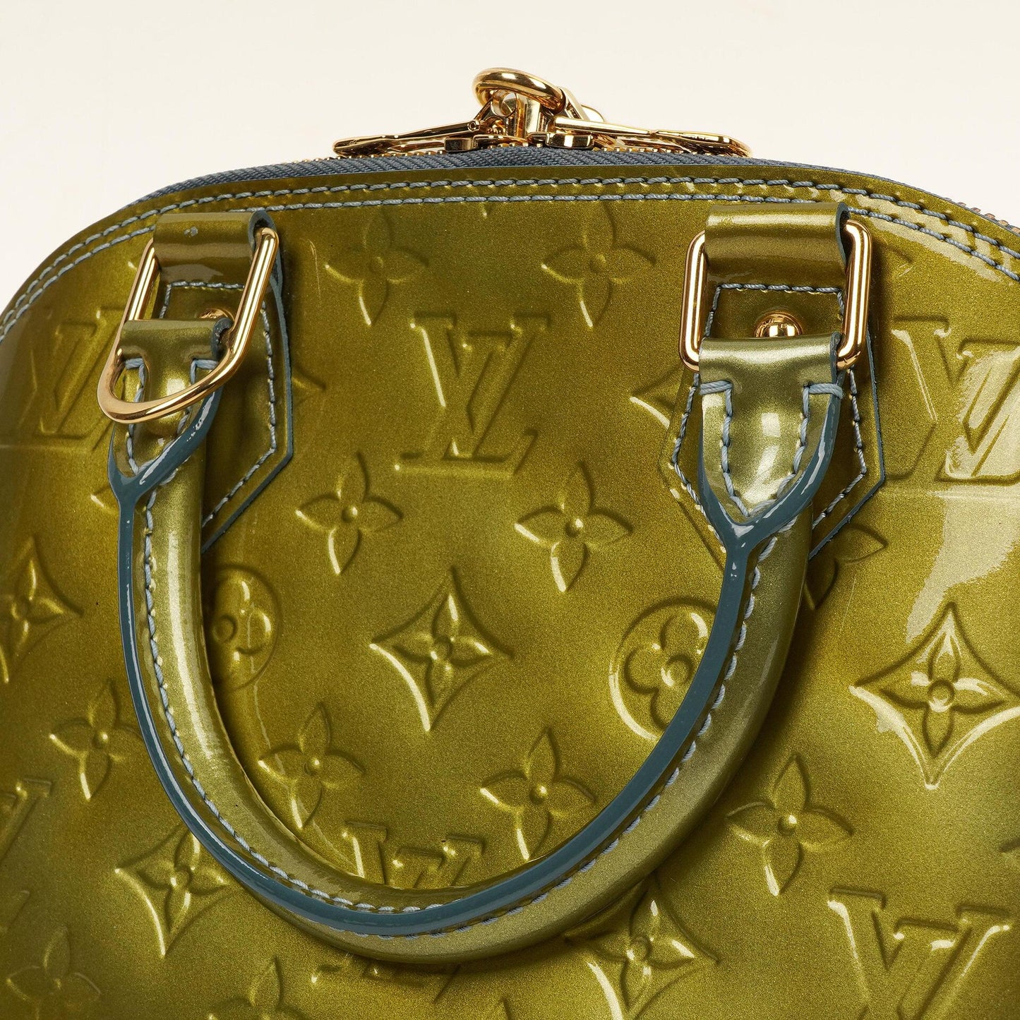 Louis Vuitton Alma BB Givre Monogram Vernis Leather Bag, 2011