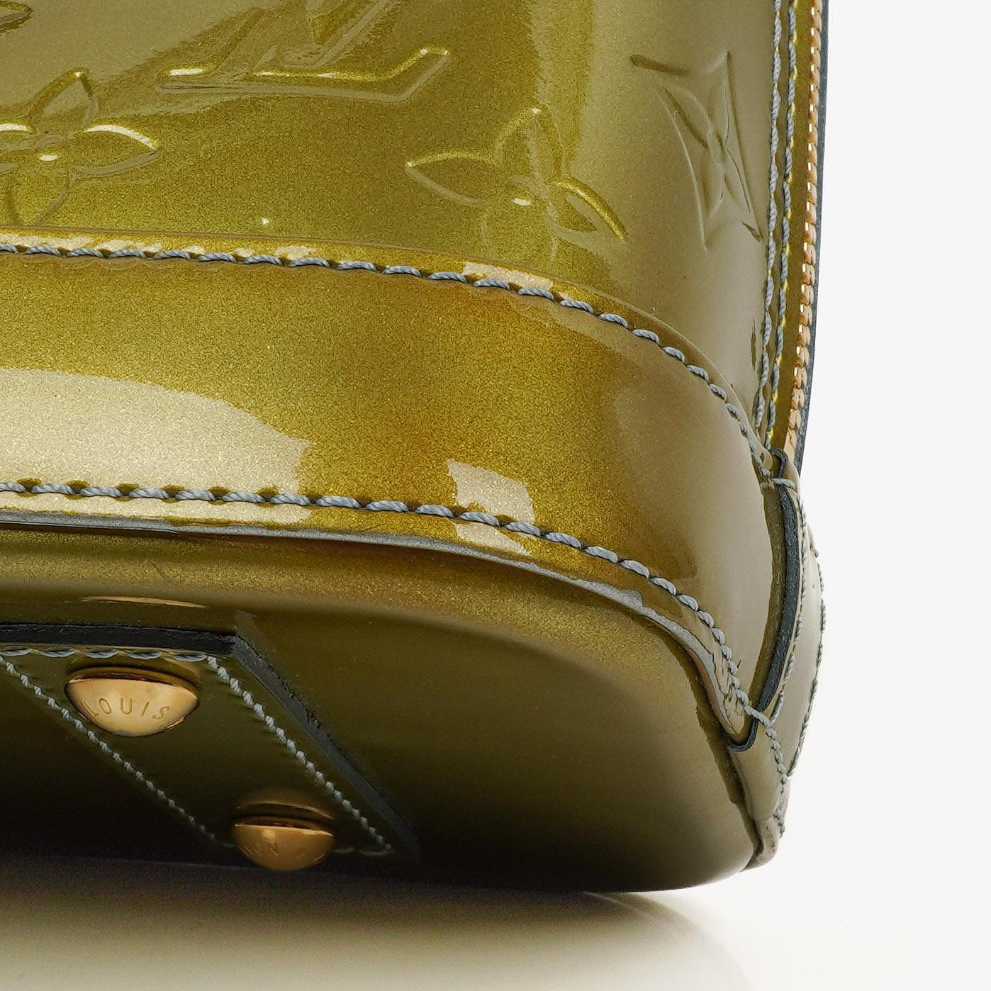 Louis Vuitton Alma BB Givre Monogram Vernis Leather Bag, 2011