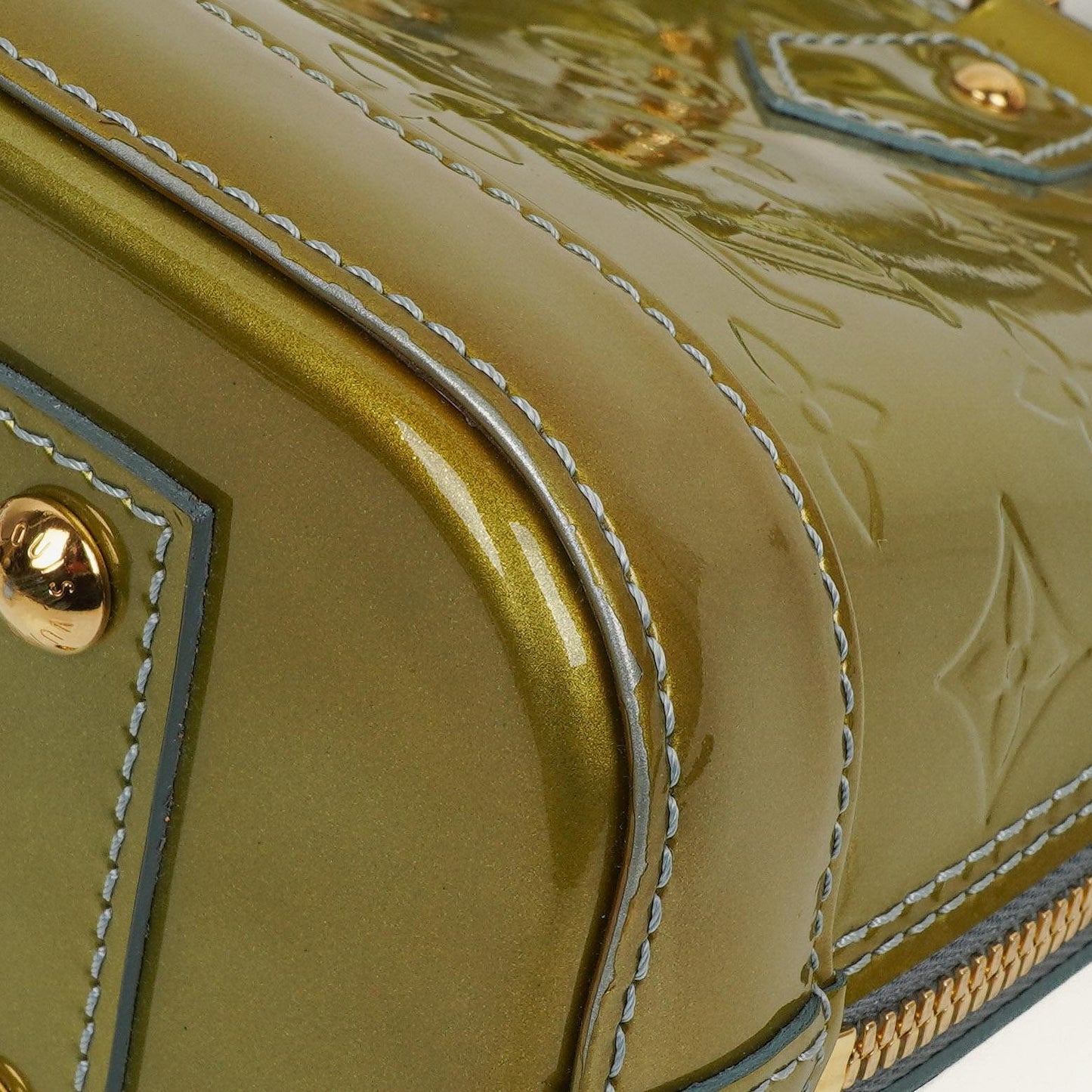 Louis Vuitton Alma BB Givre Monogram Vernis Leather Bag, 2011