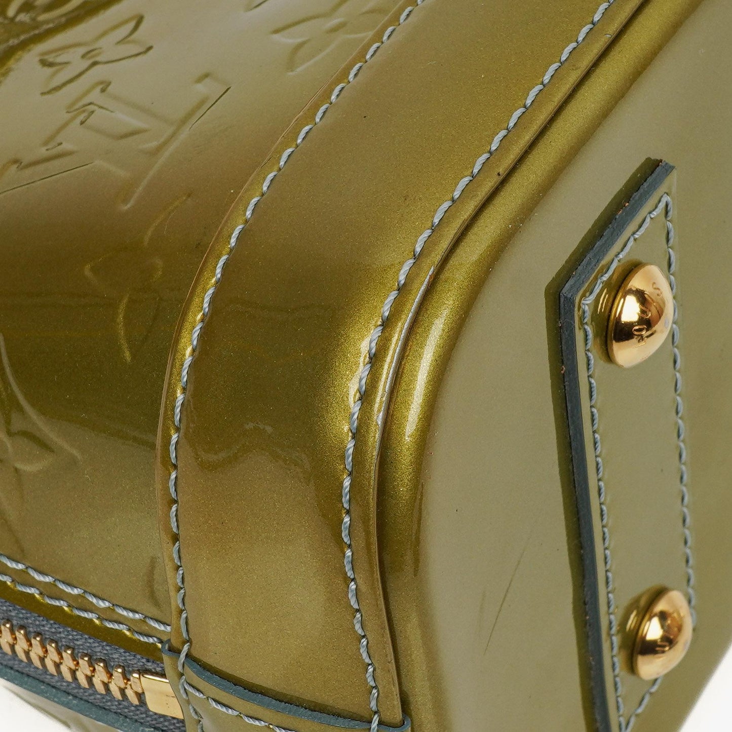 Louis Vuitton Alma BB Givre Monogram Vernis Leather Bag, 2011