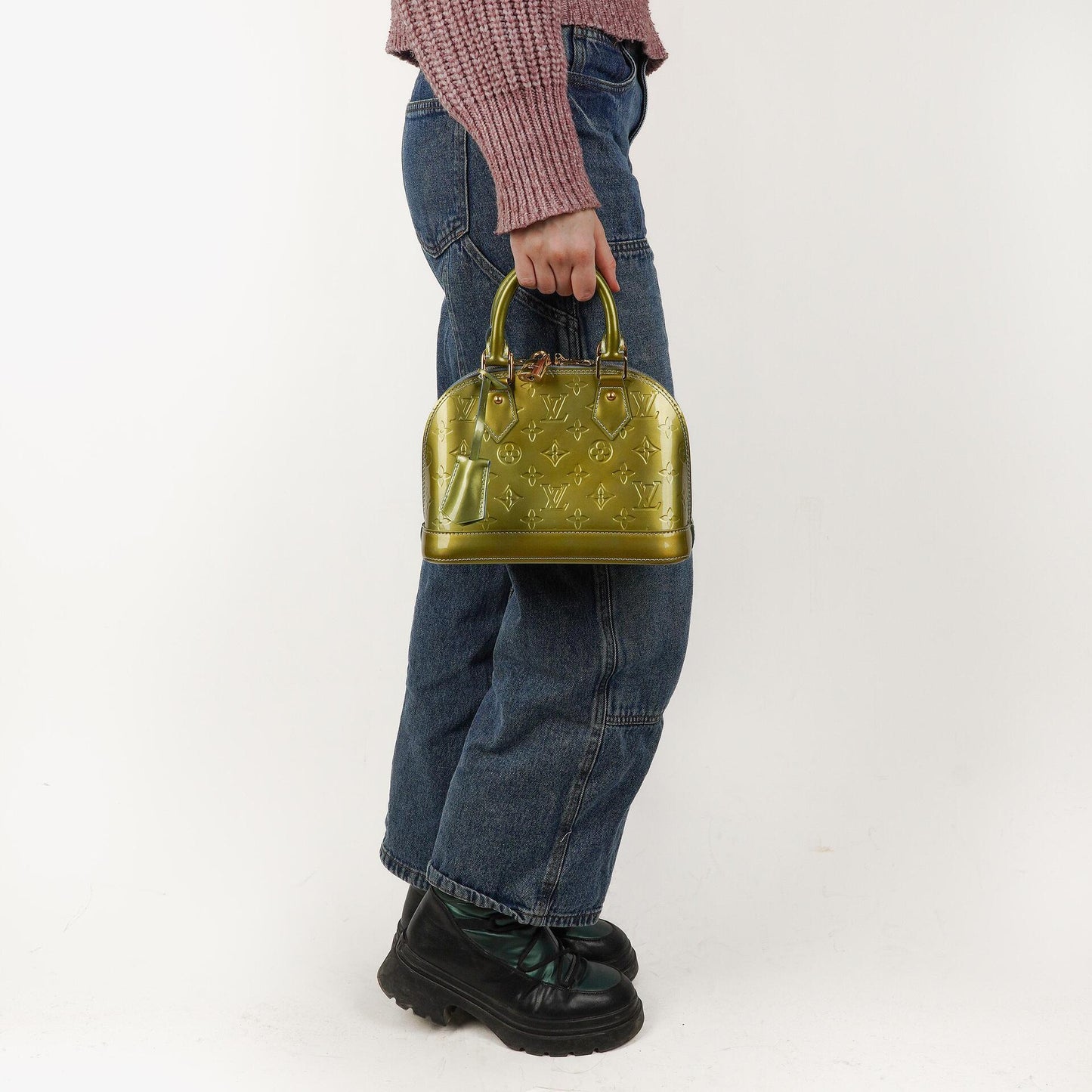 Louis Vuitton Alma BB Givre Monogram Vernis Leather Bag, 2011