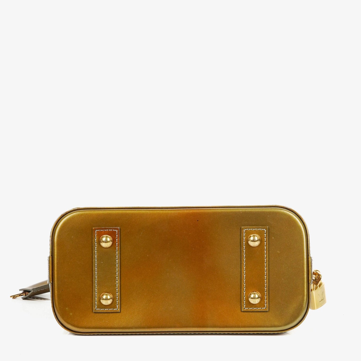 Louis Vuitton Alma BB Givre Monogram Vernis Leather Bag