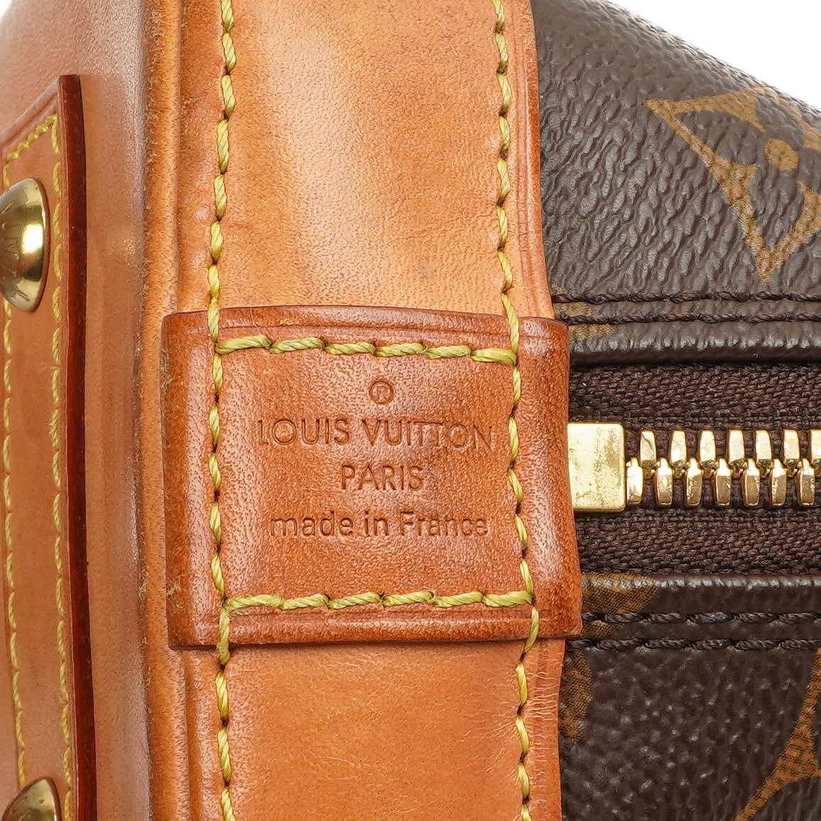Louis Vuitton Alma BB Monogram Canvas Bag