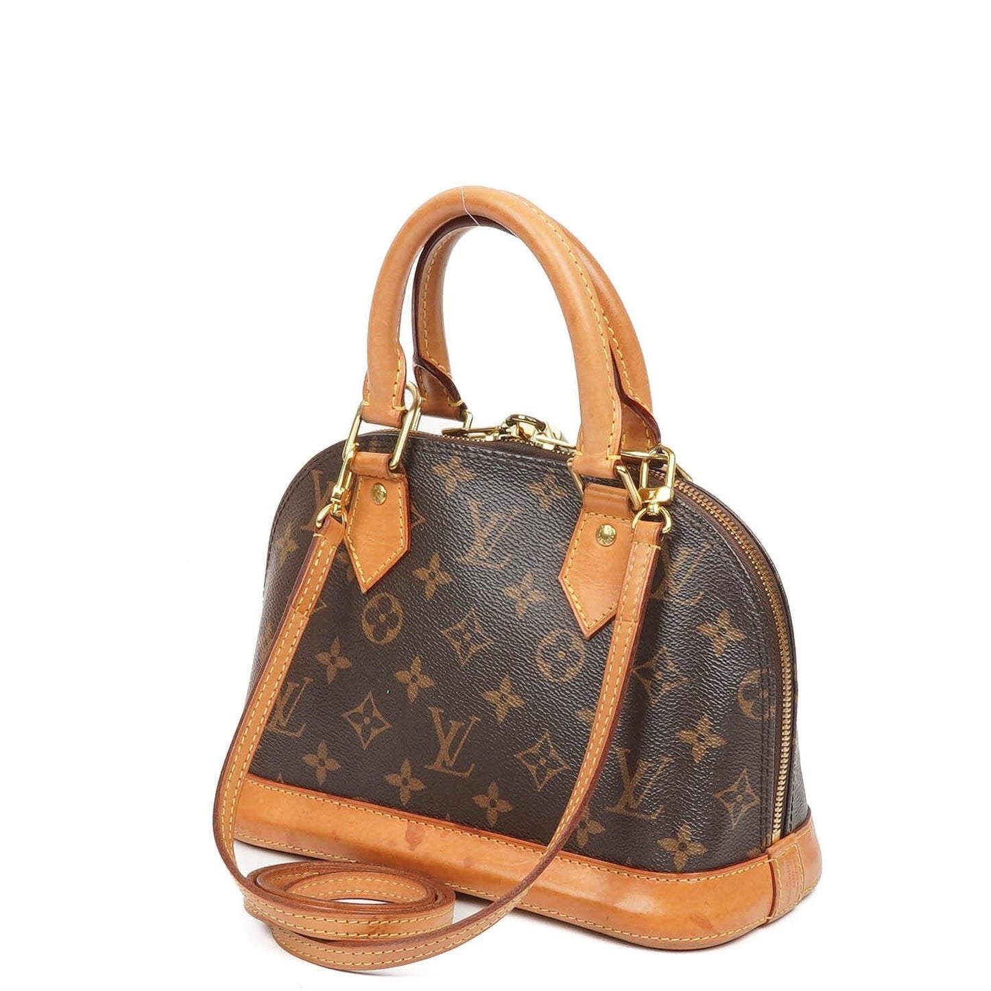 Louis Vuitton Alma BB Monogram Canvas Handbag