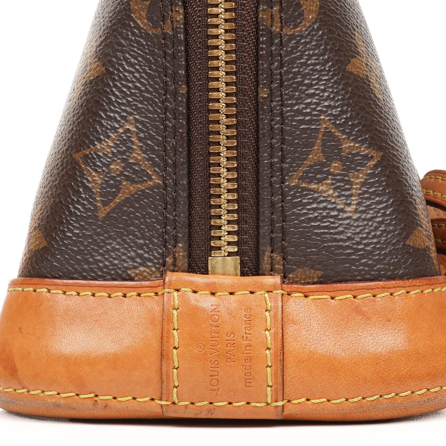 Louis Vuitton Alma BB Monogram Canvas Handbag