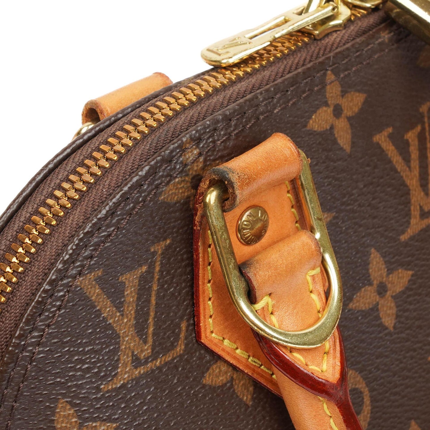Louis Vuitton Alma BB Monogram Canvas Handbag