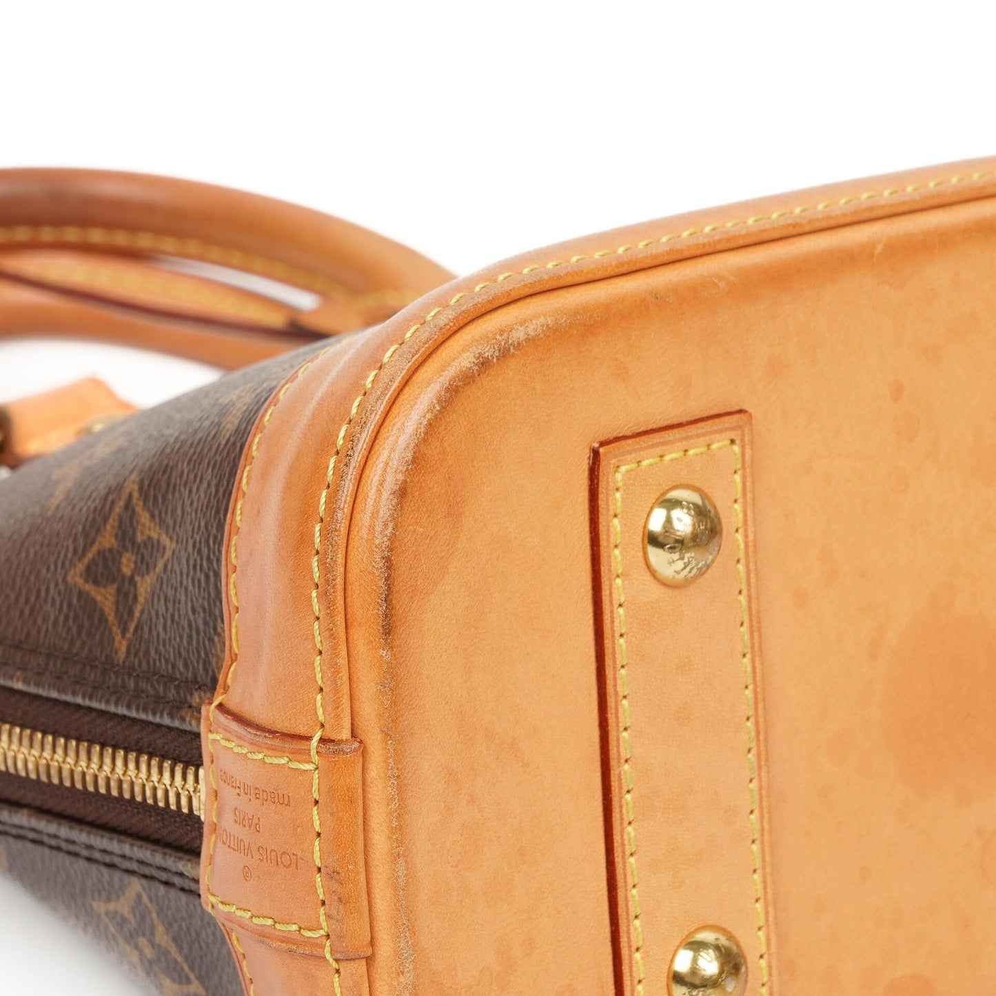 Louis Vuitton Alma BB Monogram Canvas Handbag