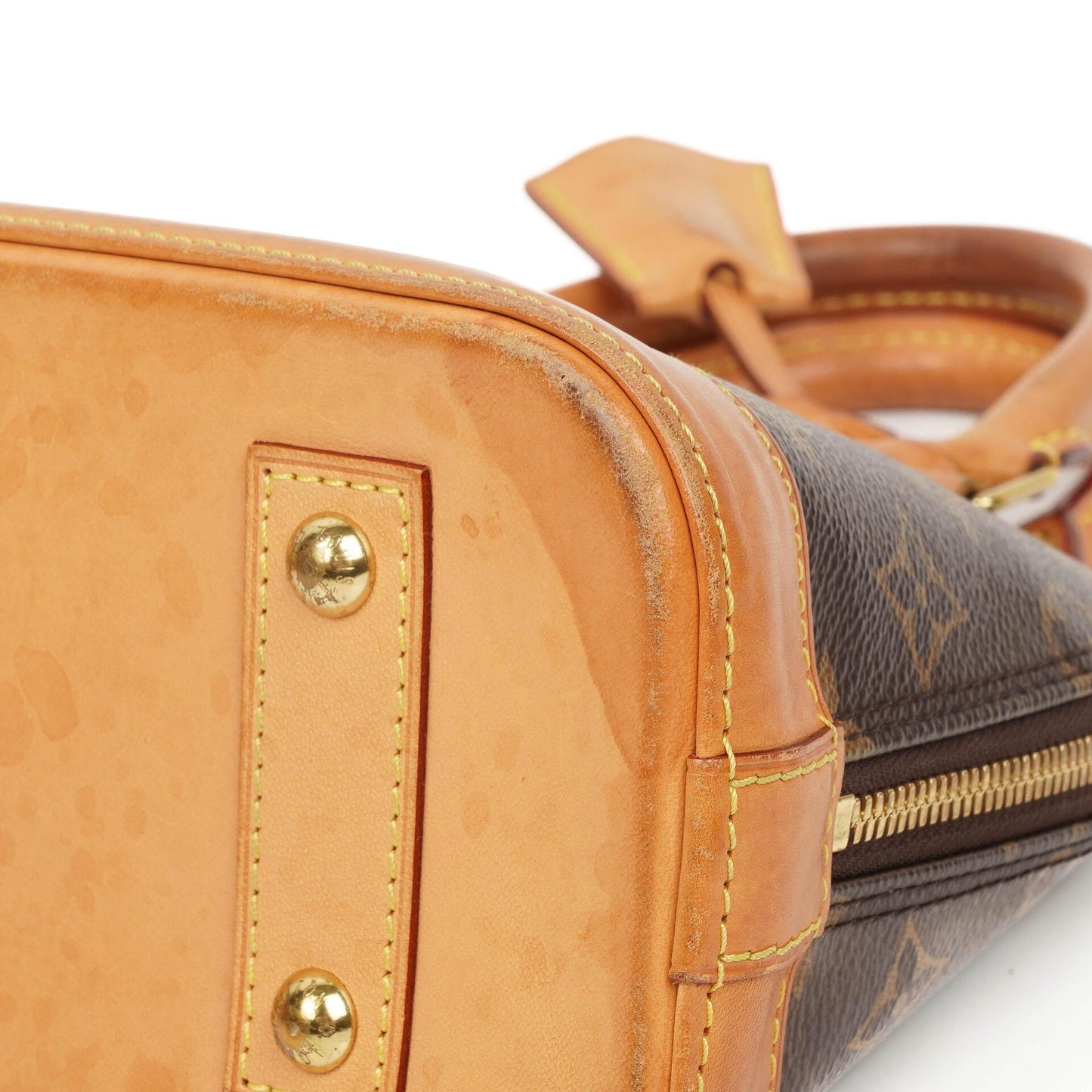 Louis Vuitton Alma BB Monogram Canvas Handbag