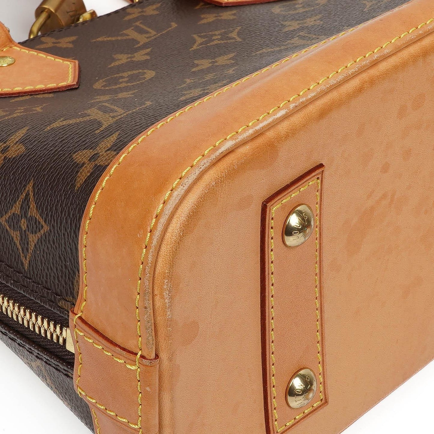 Louis Vuitton Alma BB Monogram Canvas Handbag
