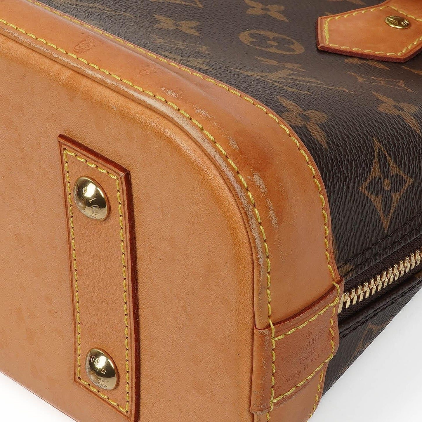 Louis Vuitton Alma BB Monogram Canvas Handbag