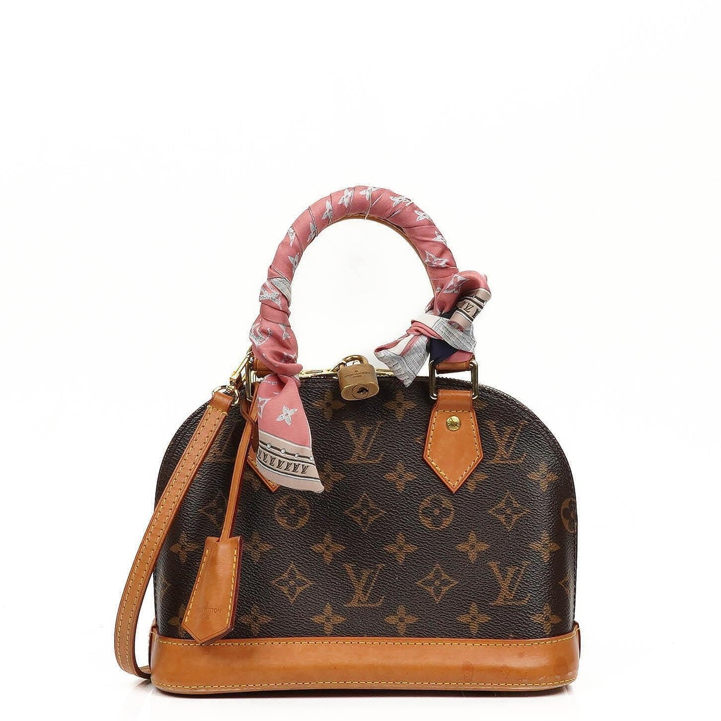 Louis Vuitton Alma BB Monogram Canvas Handbag
