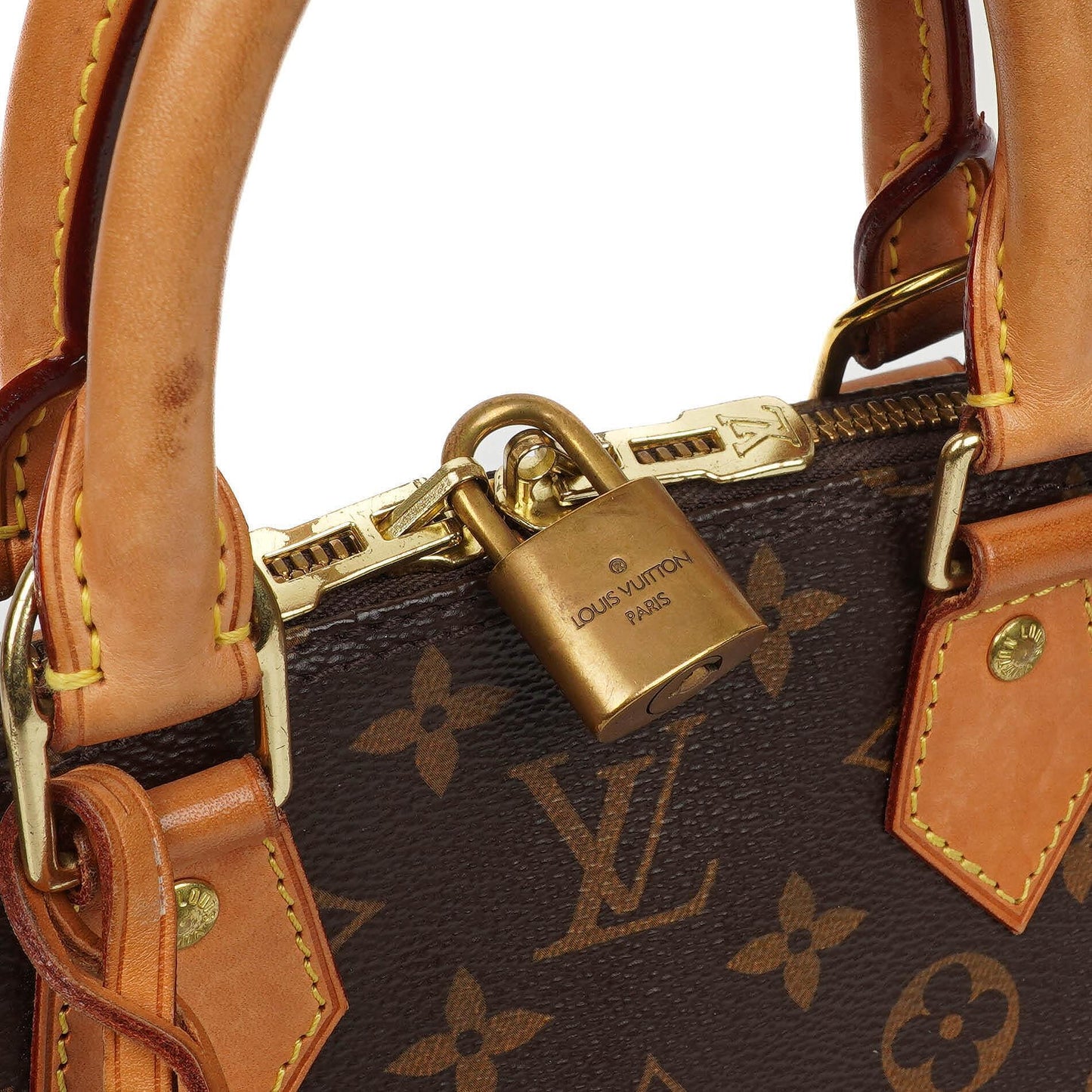 Louis Vuitton Alma BB Monogram Canvas Handbag
