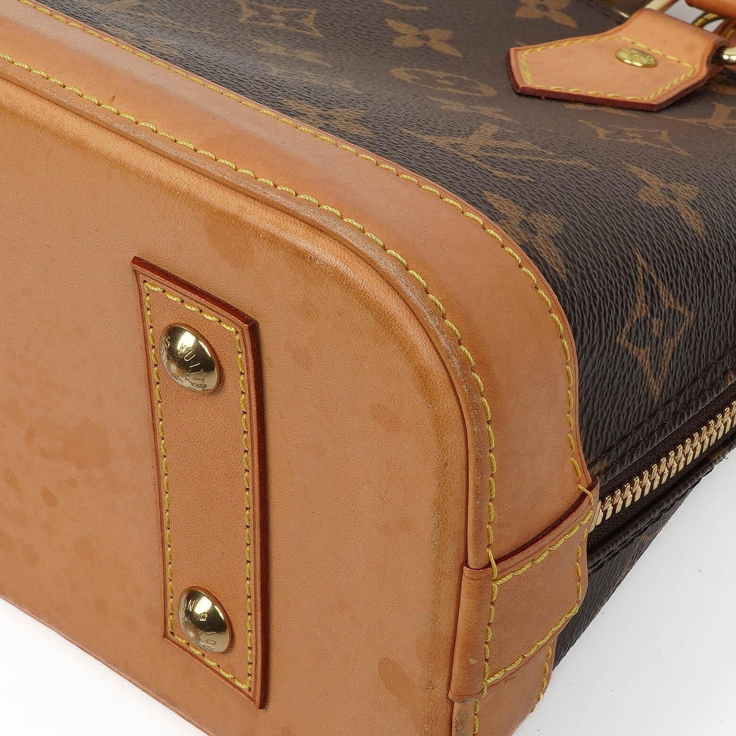 Louis Vuitton Alma BB Monogram Canvas Handbag