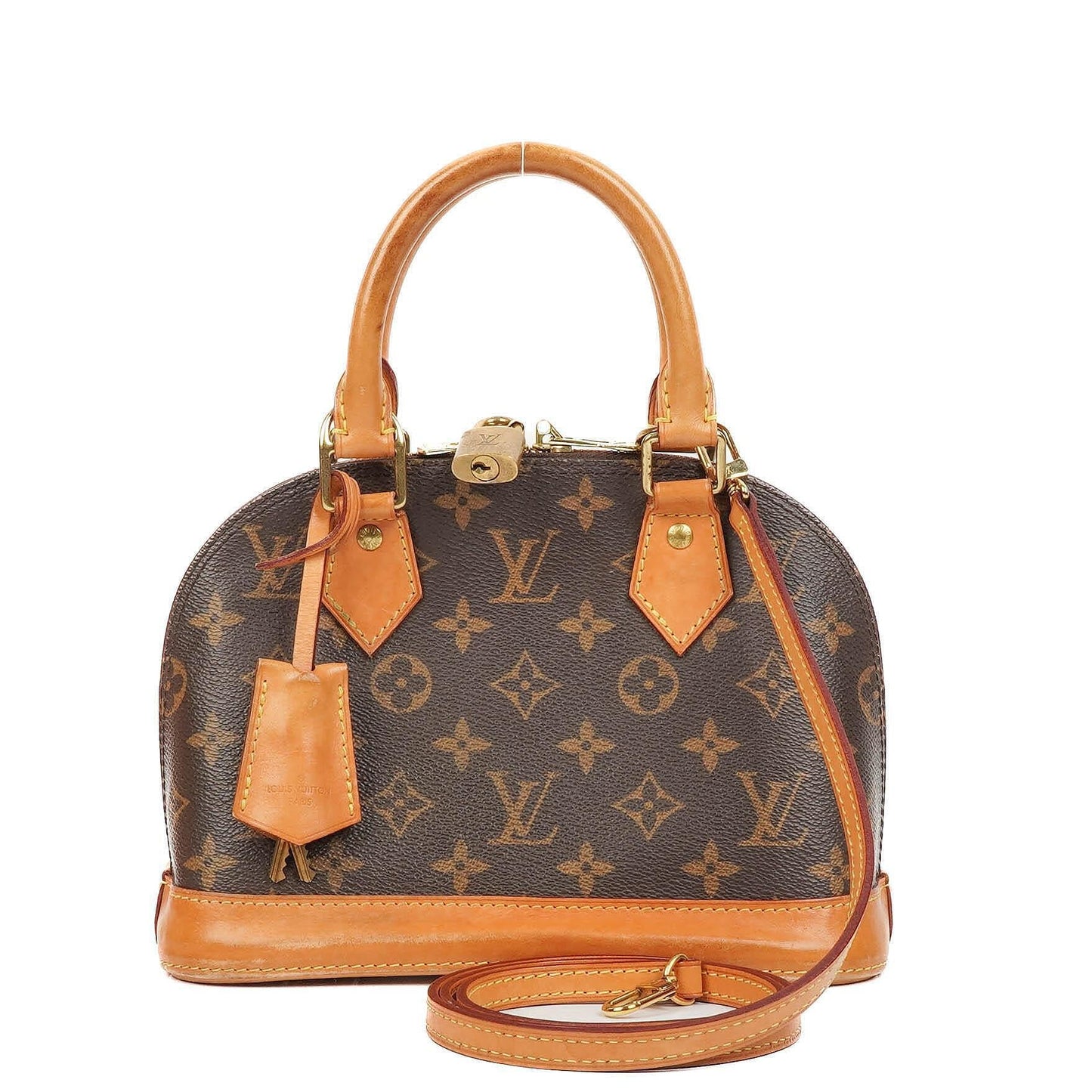 Louis Vuitton Alma BB Monogram Canvas Handbag
