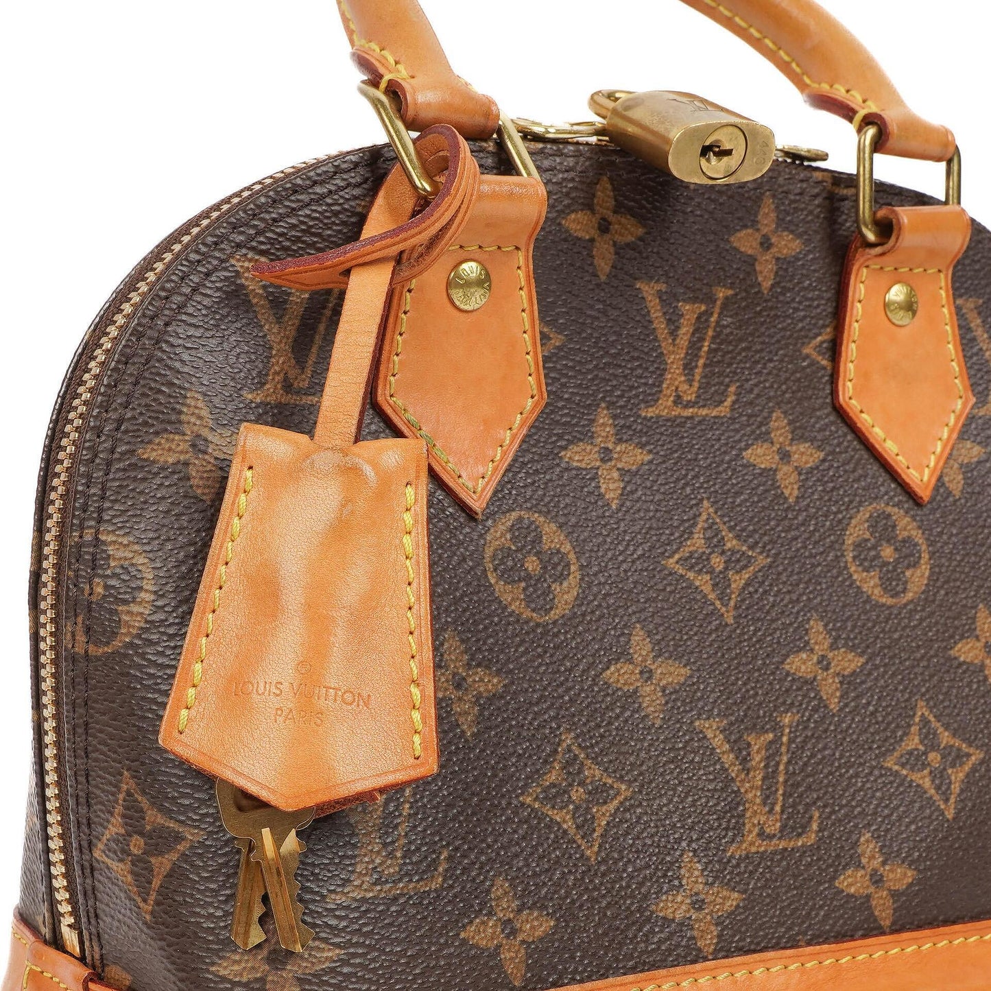 Louis Vuitton Alma BB Monogram Canvas Handbag