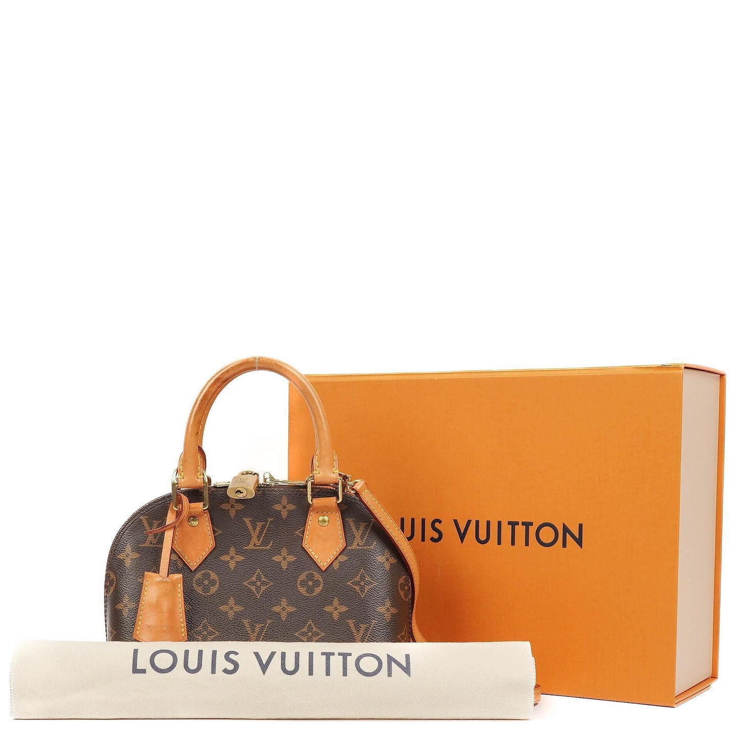 Louis Vuitton Alma BB Monogram Canvas Handbag