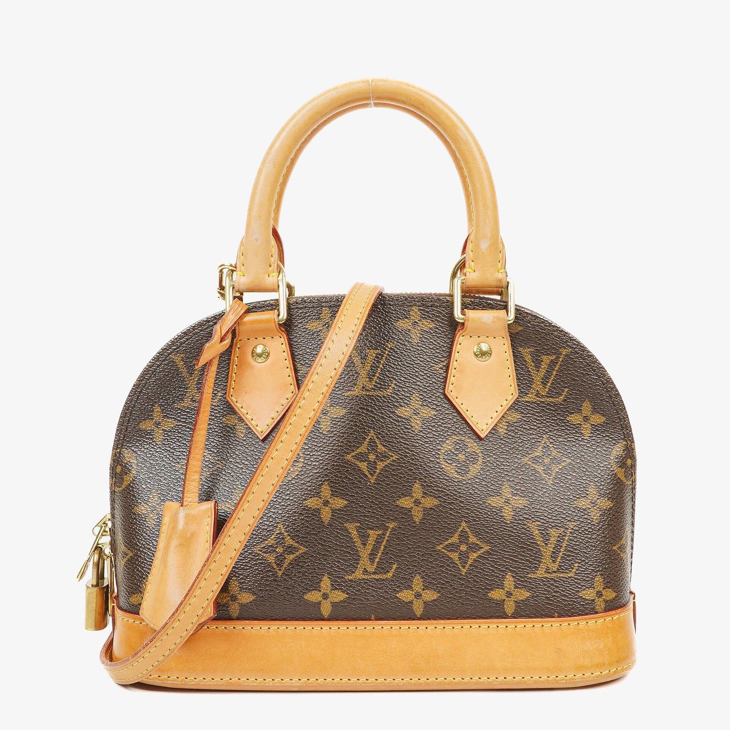 Louis Vuitton Alma BB Monogram Canvas Handbag
