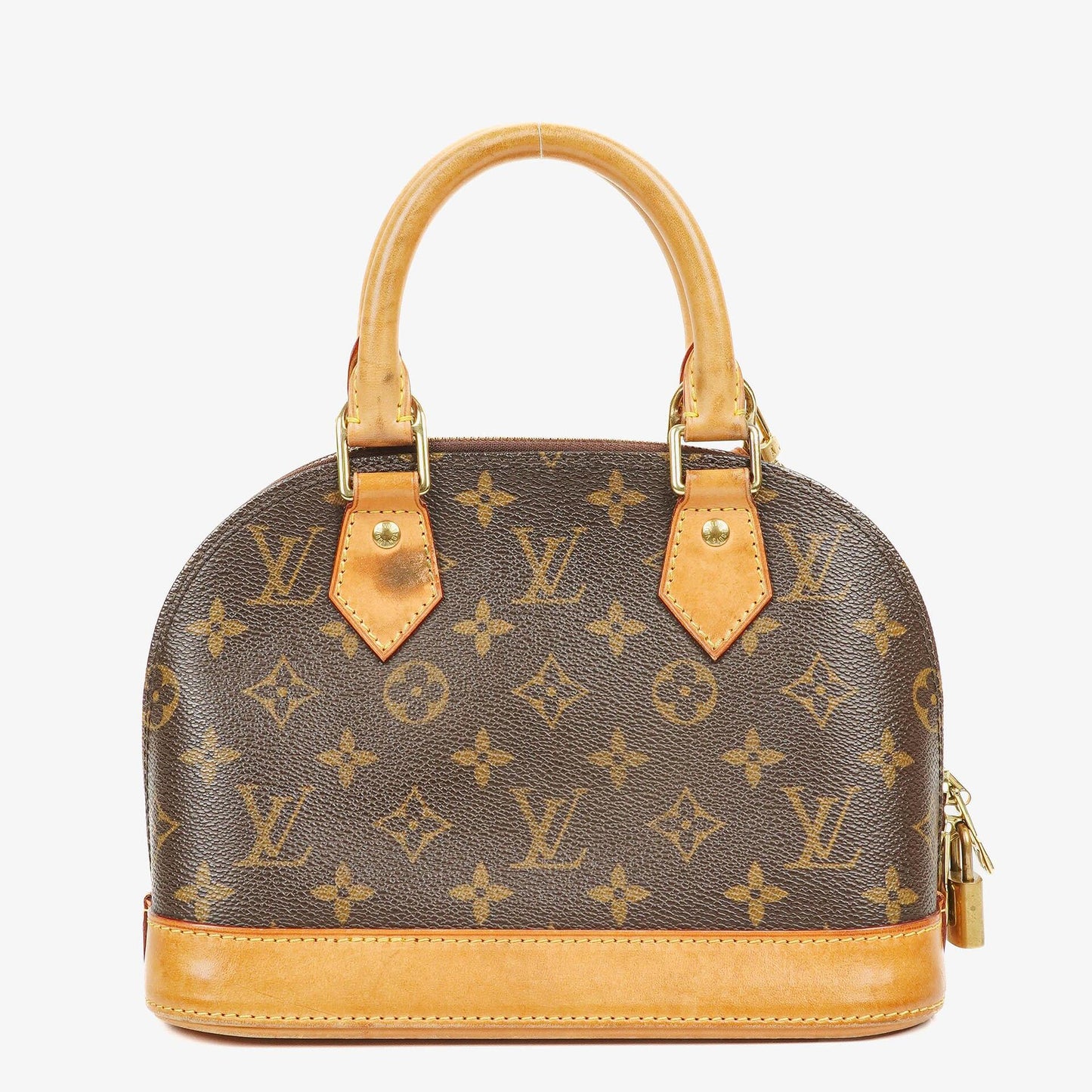Louis Vuitton Alma BB Monogram Canvas Handbag