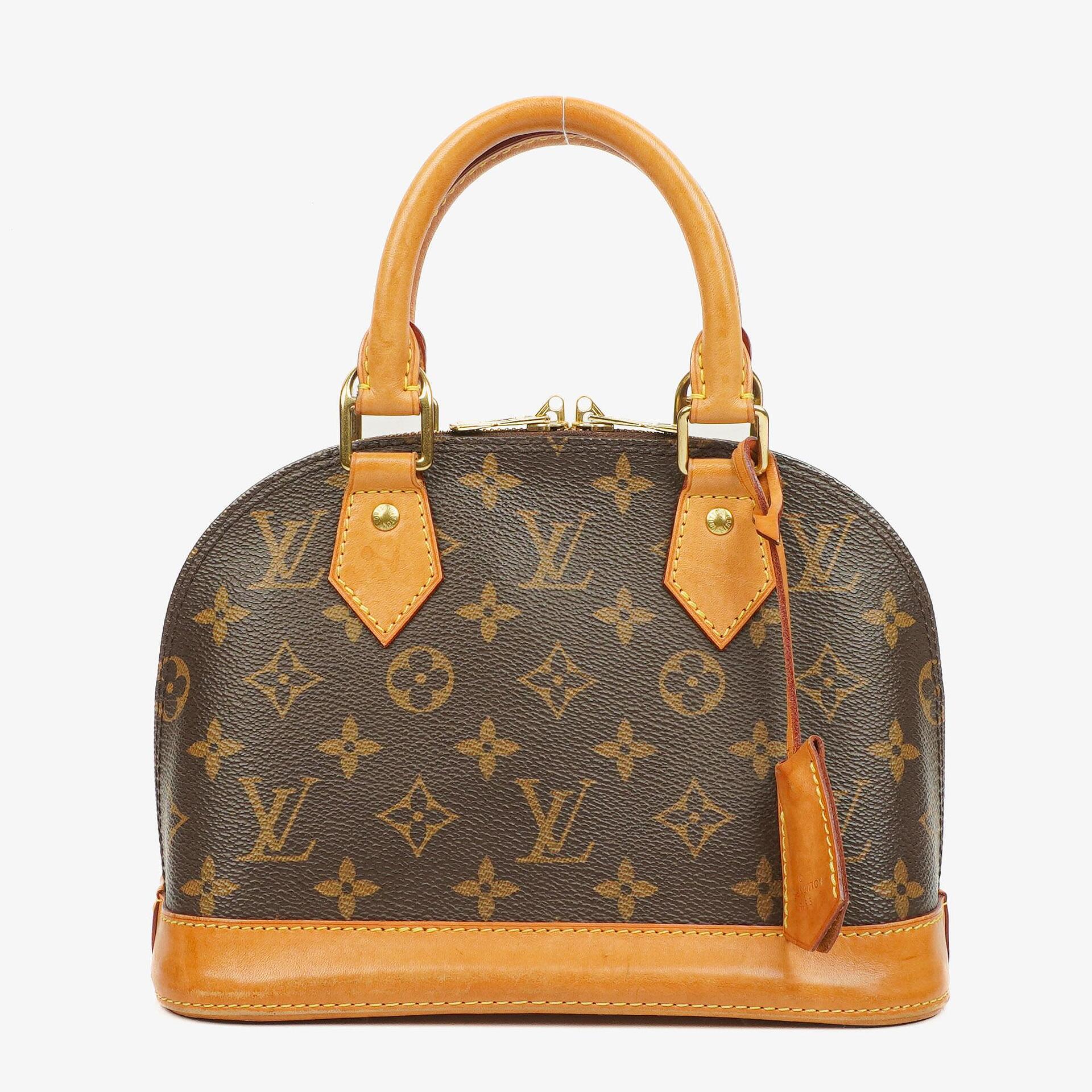 Louis Vuitton Alma BB Monogram Canvas Handbag