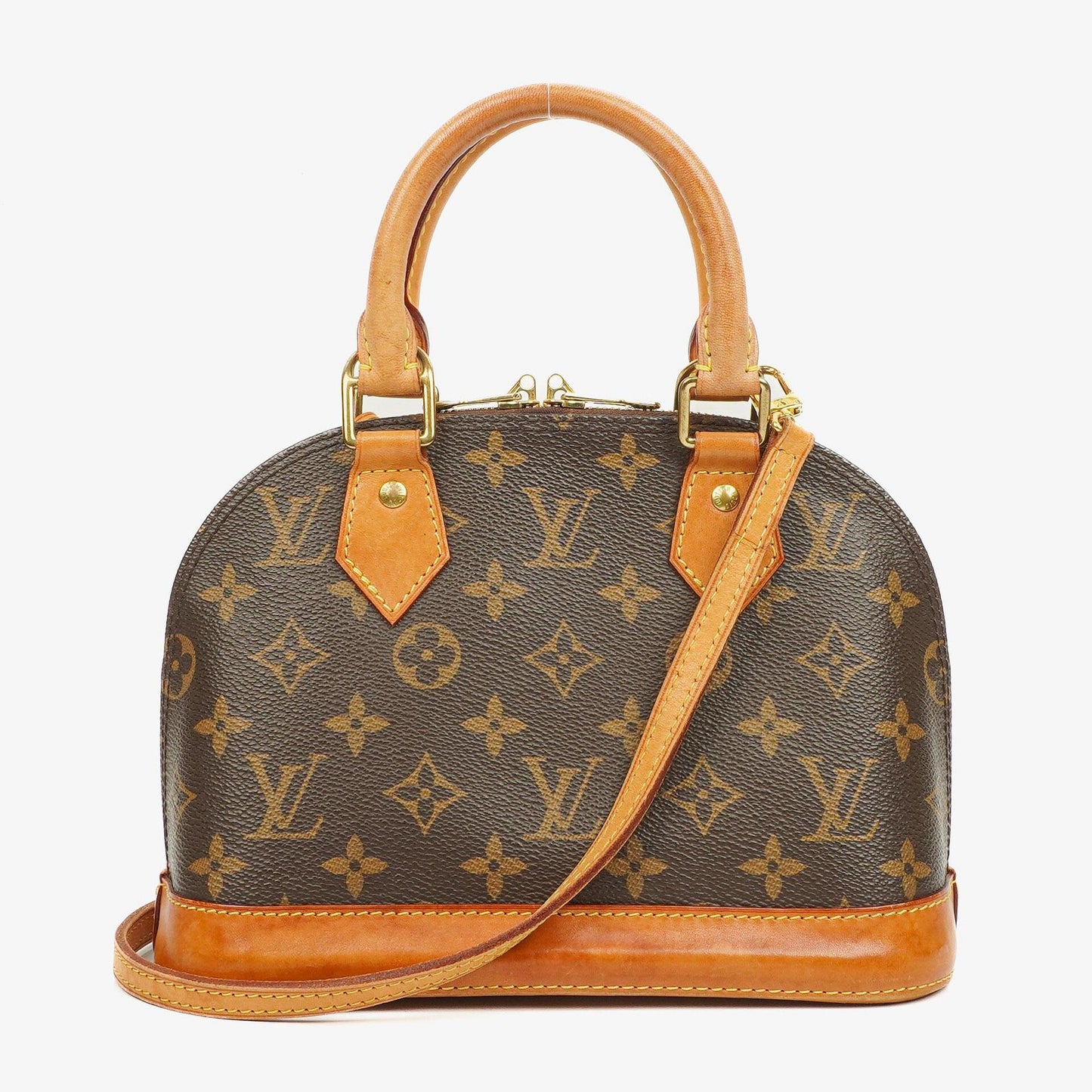 Louis Vuitton Alma BB Monogram Canvas Handbag