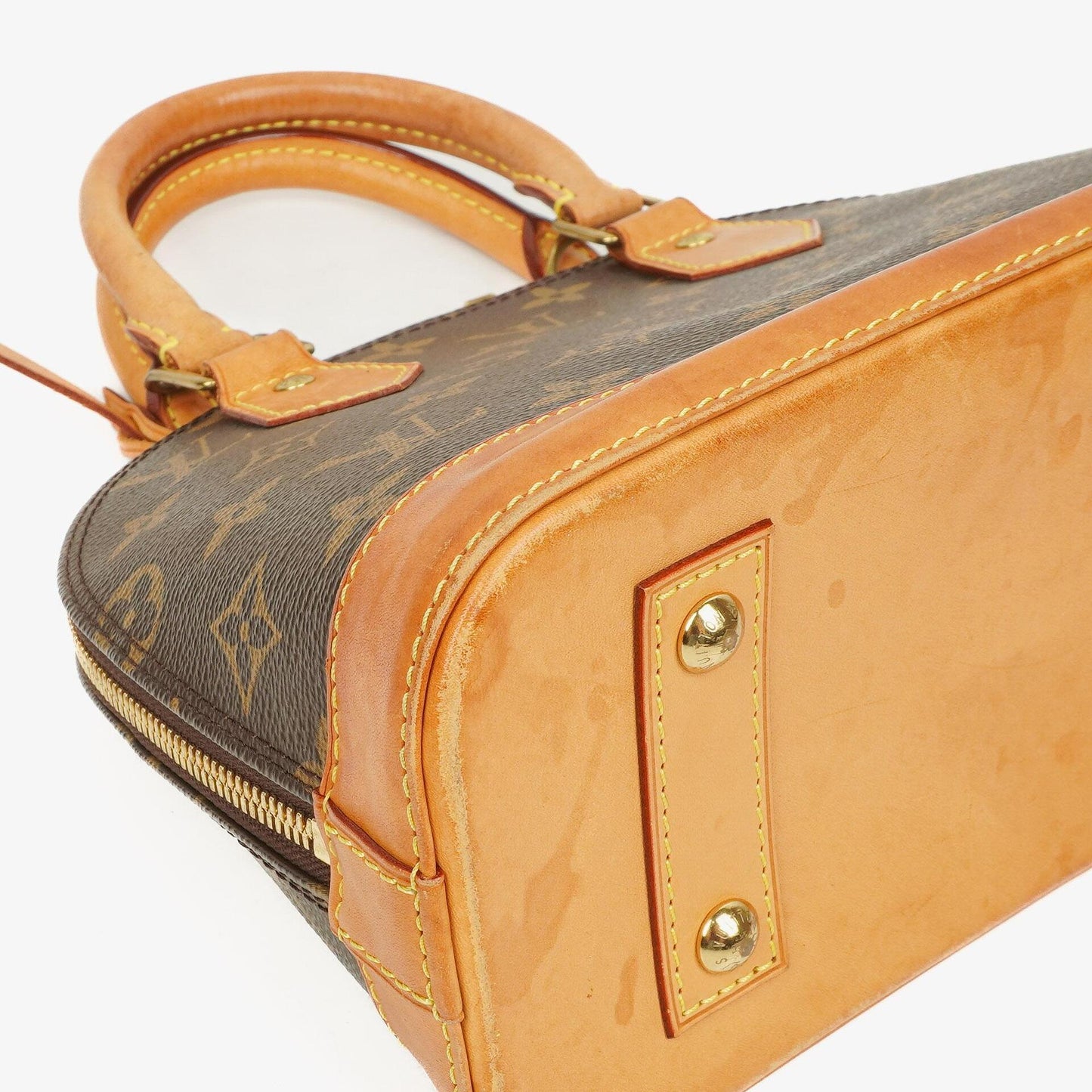 Louis Vuitton Alma BB Monogram Canvas Handbag