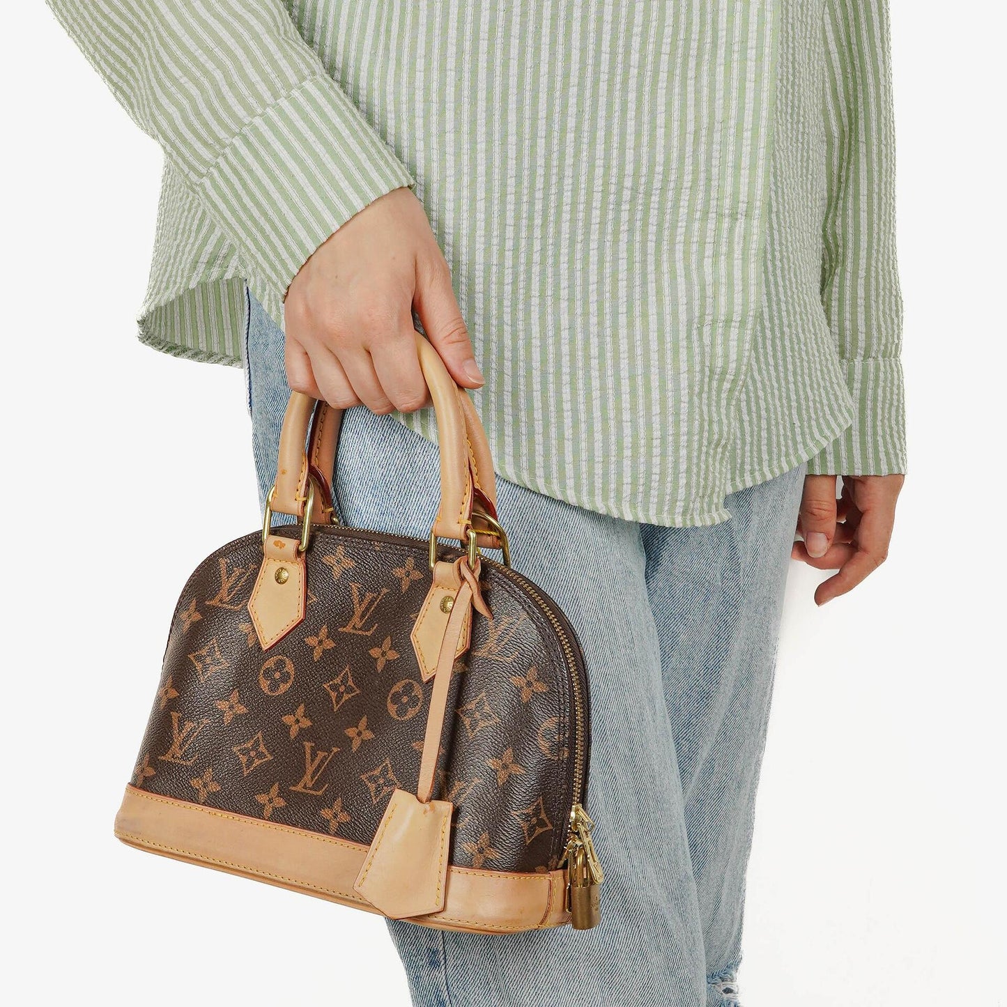 Louis Vuitton Alma BB Monogram Canvas Handbag