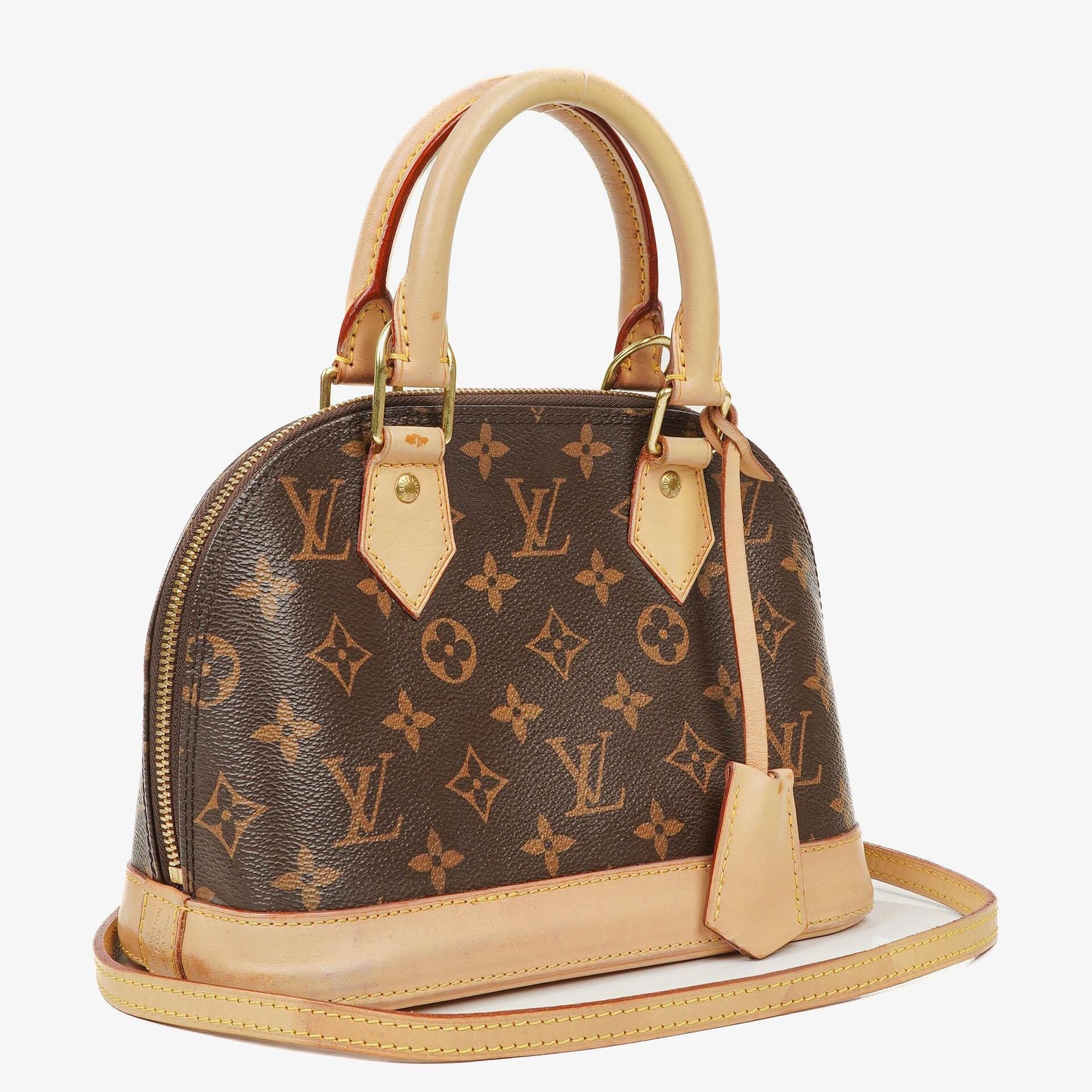 Louis Vuitton Alma BB Monogram Canvas Handbag