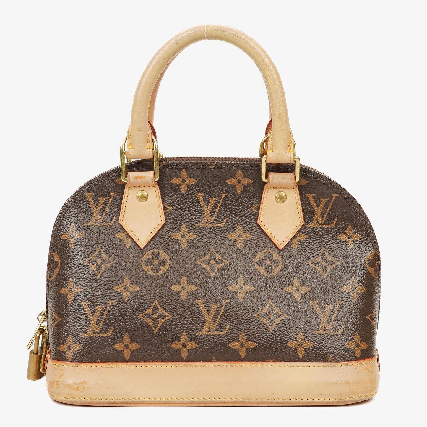 Louis Vuitton Alma BB Monogram Canvas Handbag