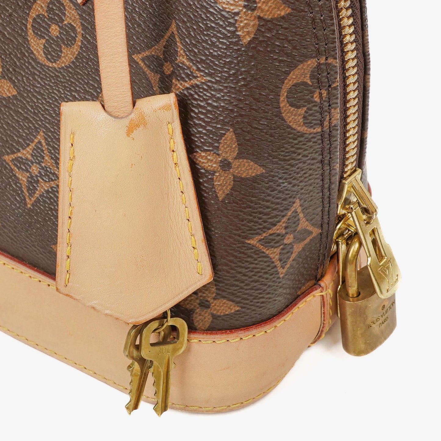 Louis Vuitton Alma BB Monogram Canvas Handbag