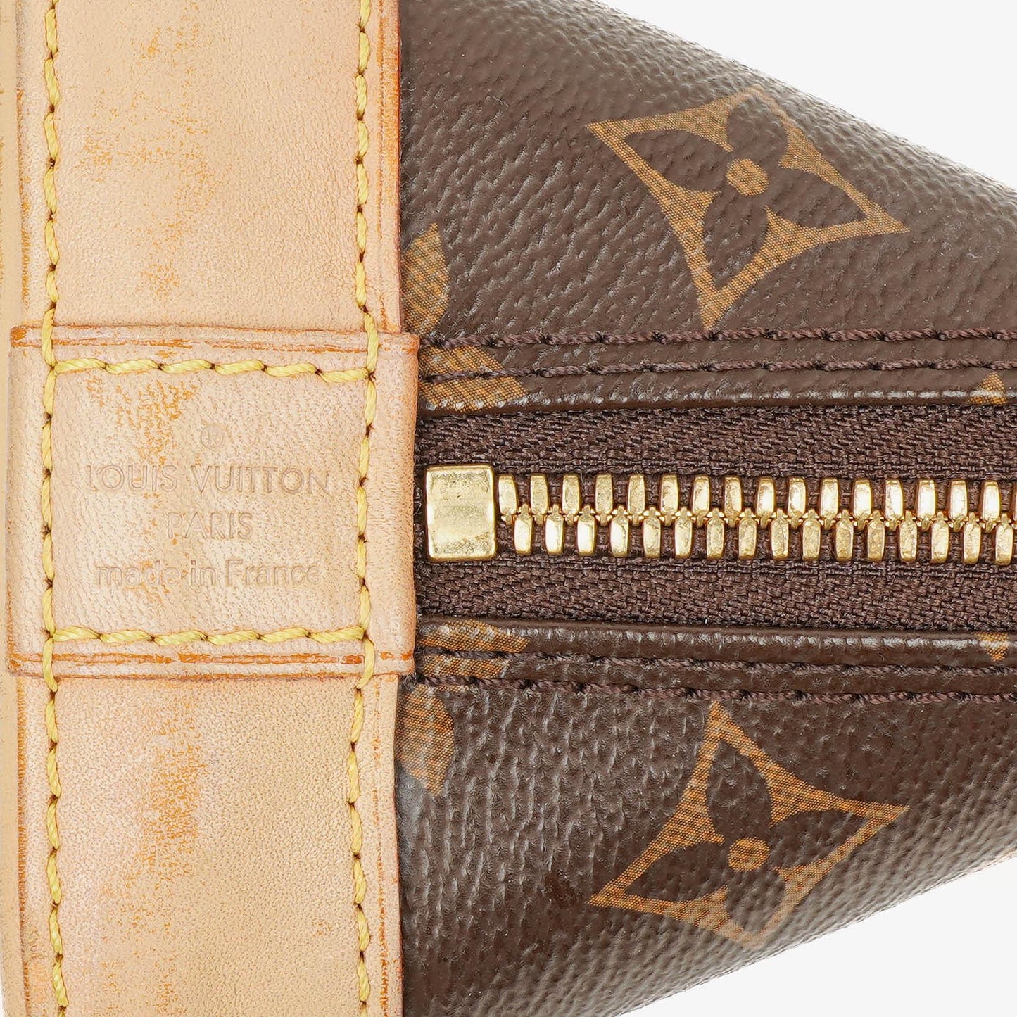 Louis Vuitton Alma BB Monogram Canvas Handbag