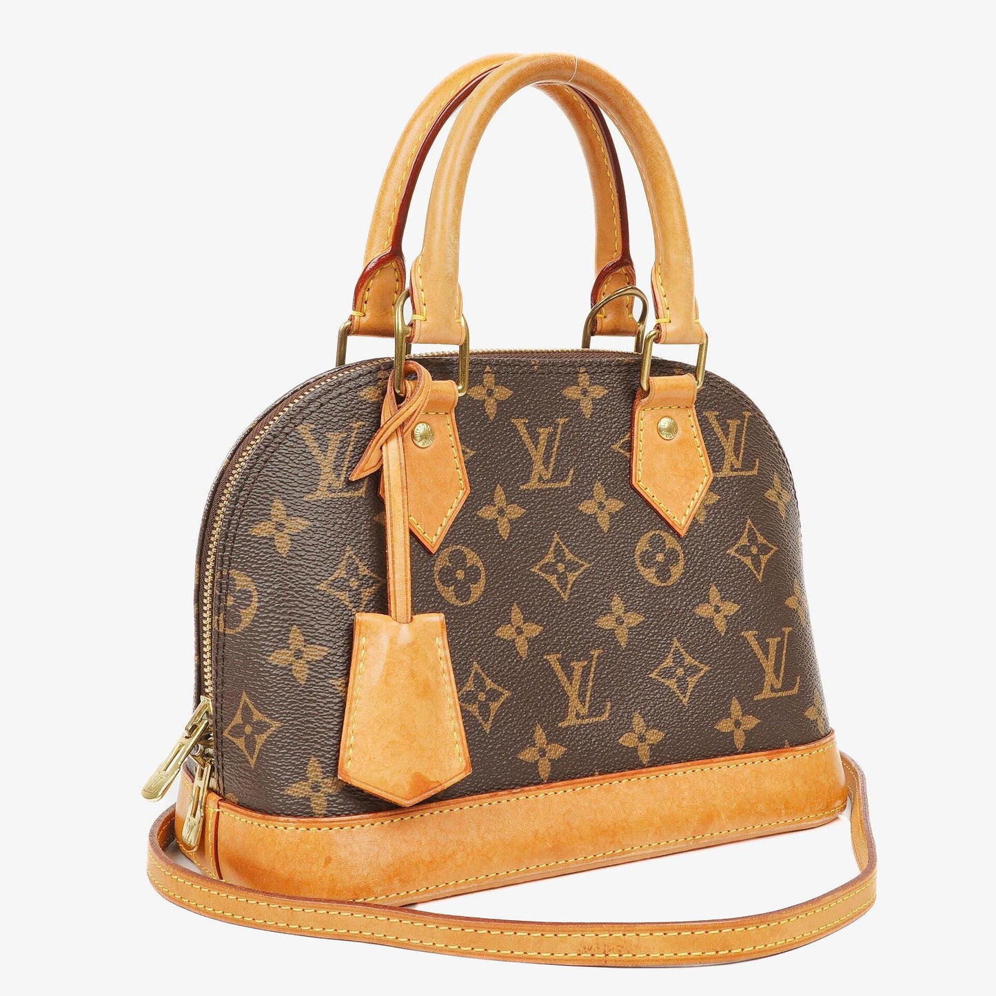 Louis Vuitton Alma BB Monogram Canvas Handbag