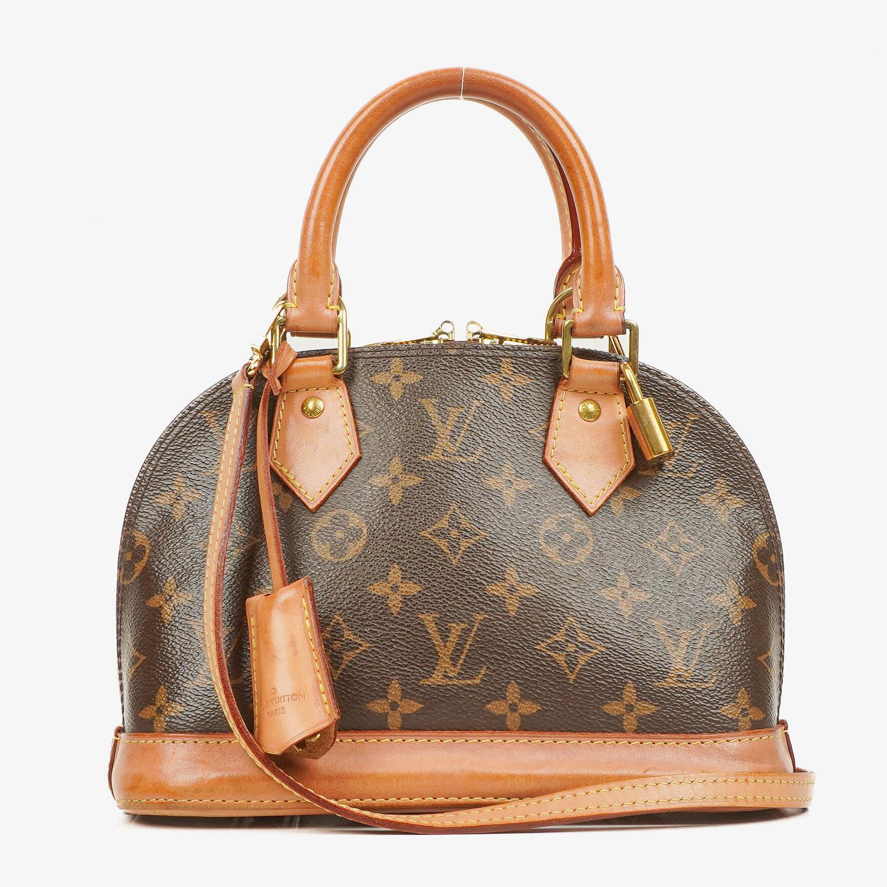 Louis Vuitton Alma BB Monogram Canvas Handbag