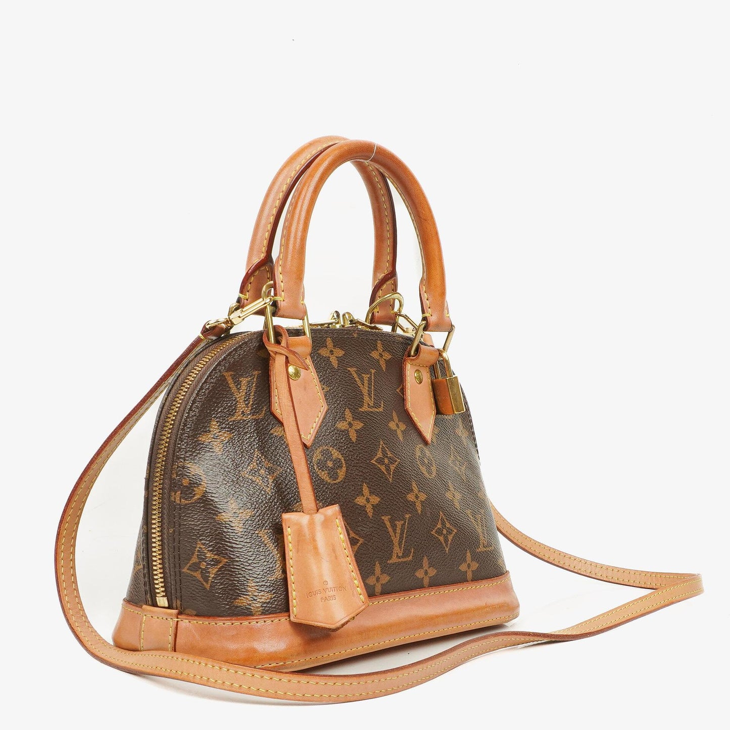 Louis Vuitton Alma BB Monogram Canvas Handbag